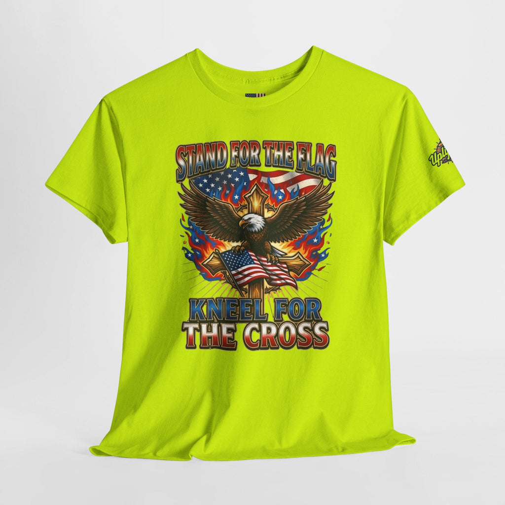 Stand for the Flag Kneel for the Cross T-shirt | Patriotic Eagle T-shirt Printify