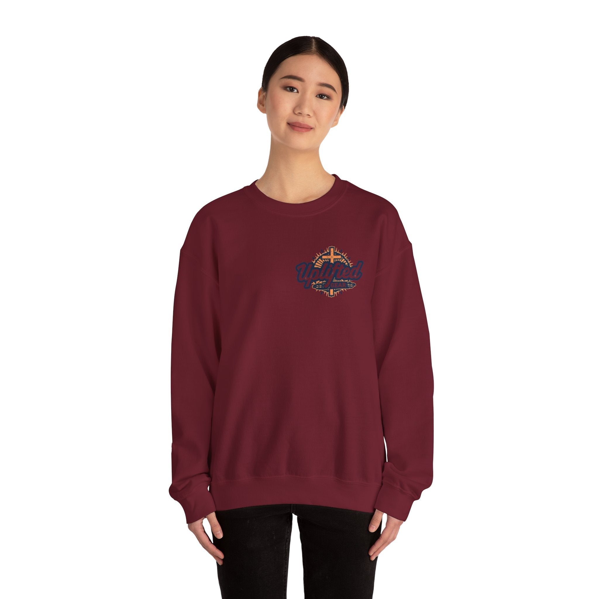 ⚡ Jesus Wasn’t Safe – Neither Am I | Bold Christian Sweatshirt | Storm-Walking Faith Tee | Minimalist Black & White Design | Uplifted Gear Printify