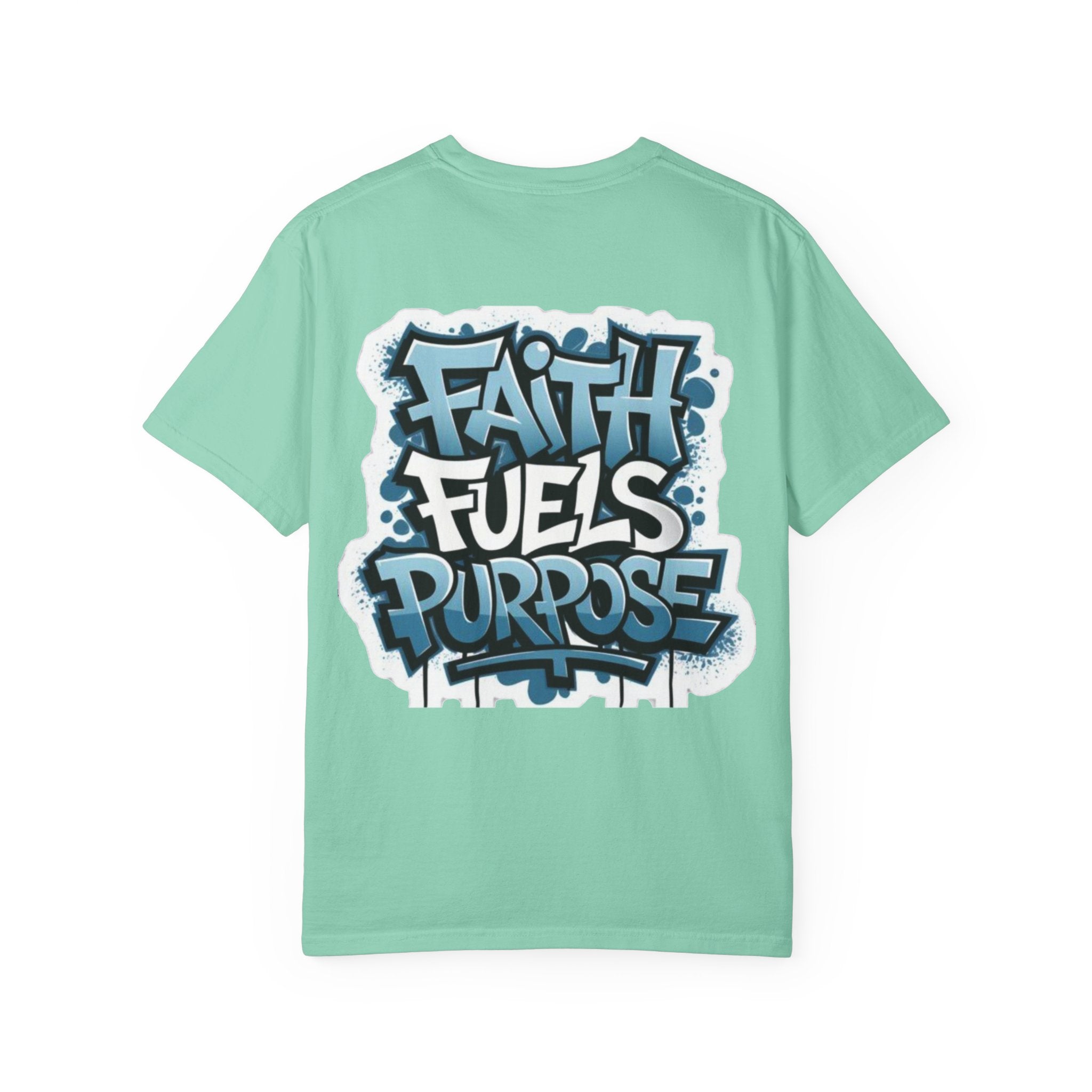 Faith Fuels Purpose T-shirt – Inspirational Christian T-shirt for Divine Drive & Unstoppable Belief Printify