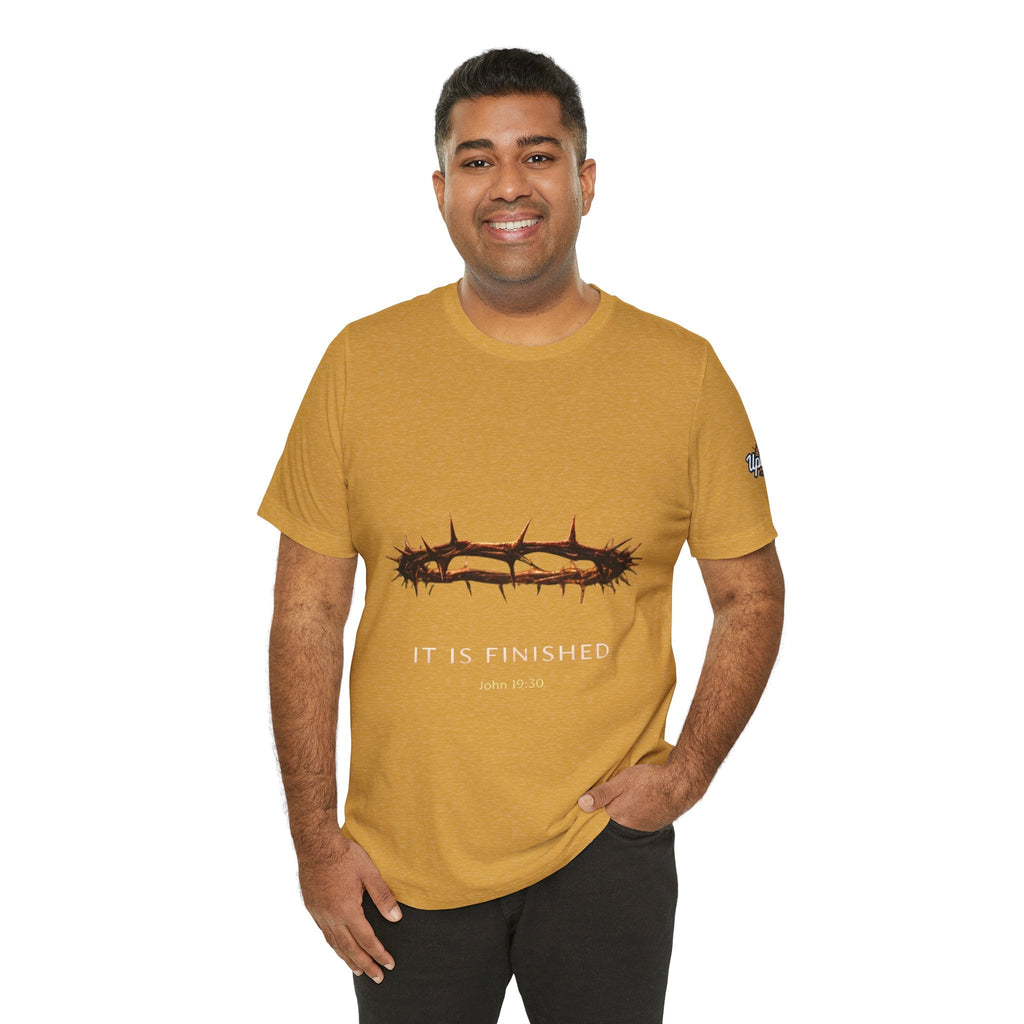 It Is Finished Crown of Thorns Tee — Christian John 19:30 Faith Shirt Printify