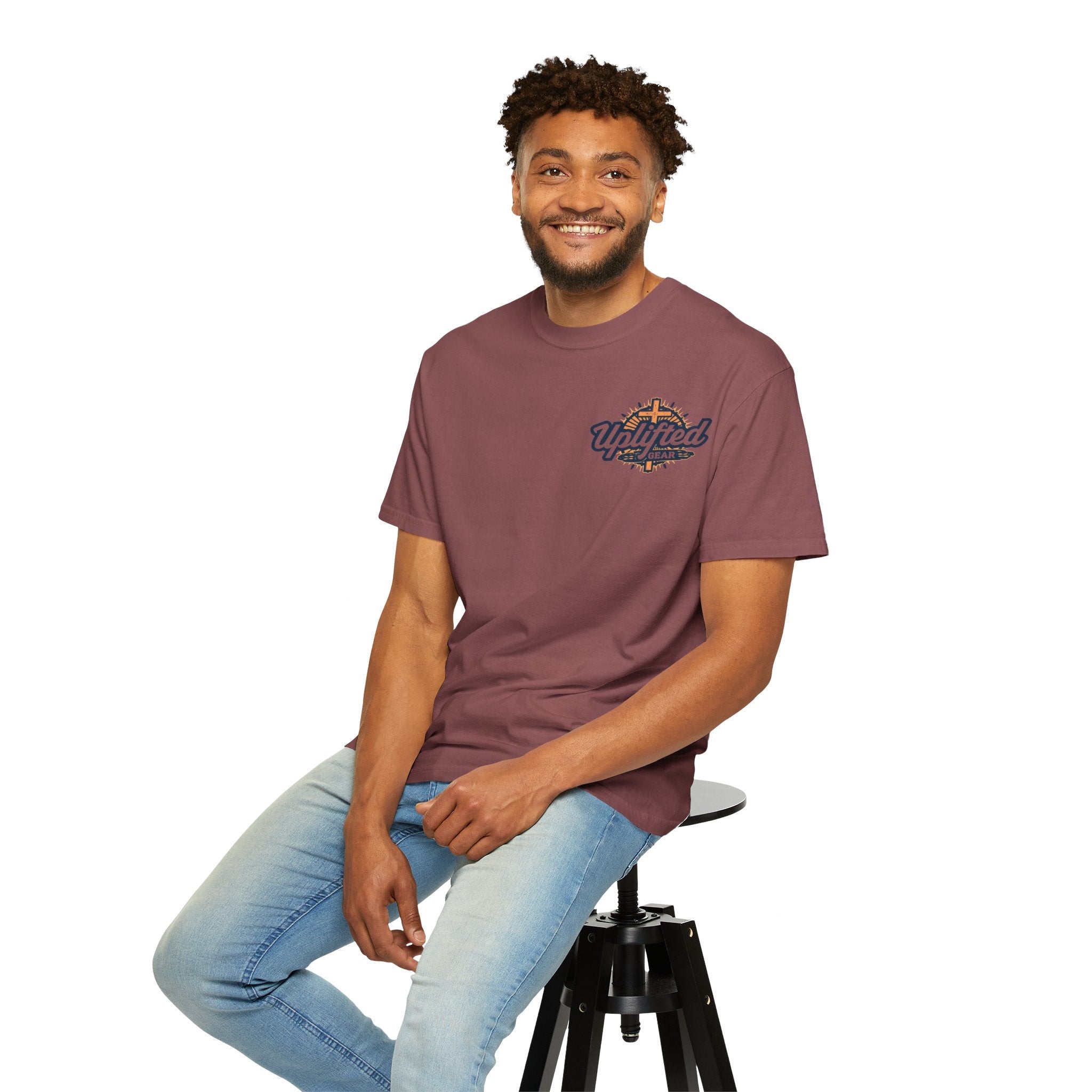 Bible Verse Unisex Garment-Dyed T-shirt -  Philippians 4 : 13 Printify