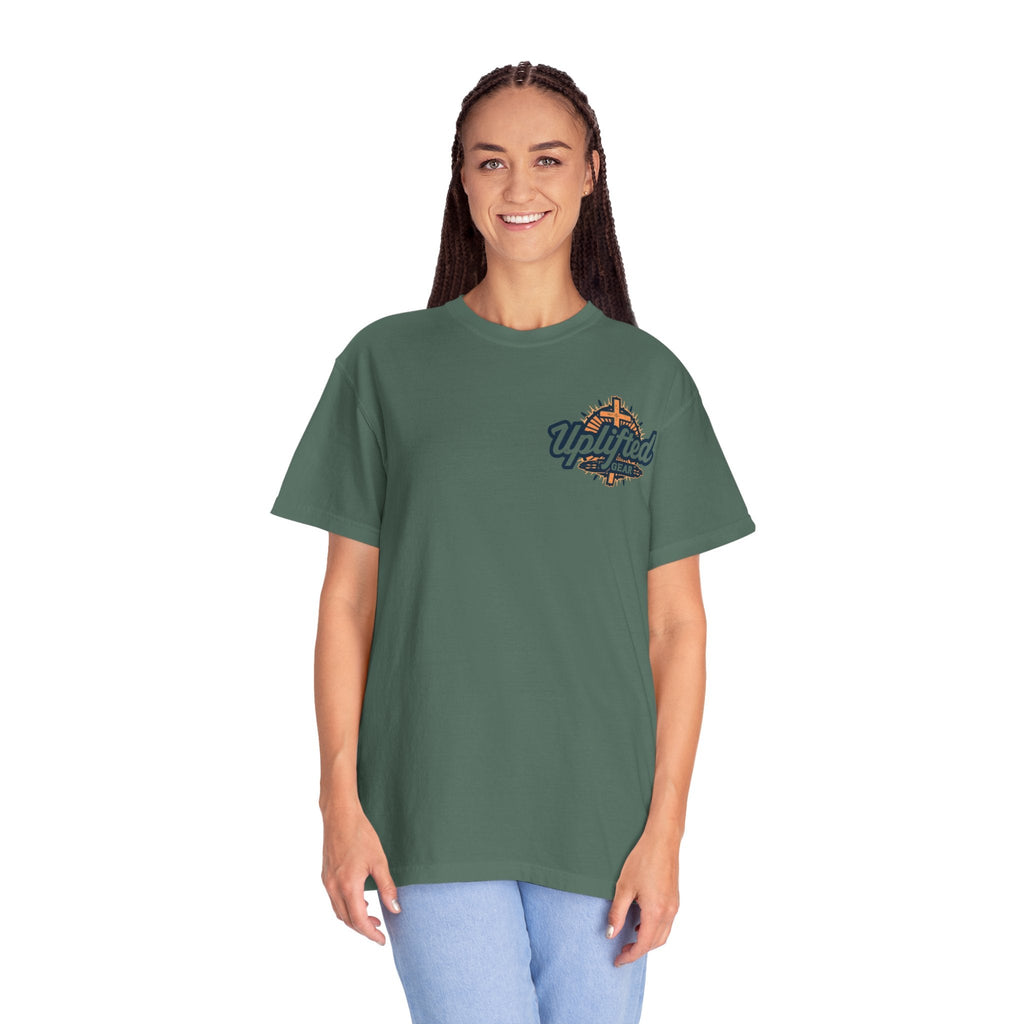 Unashamed T-shirt – Romans 1:16 Crucifixion Christian t-shirt for Bold Unwavering Faith Printify
