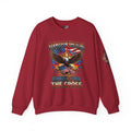 Stand for the Flag Kneel for the Cross Sweatshirt | Patriotic Eagle Sweatshirt Printify