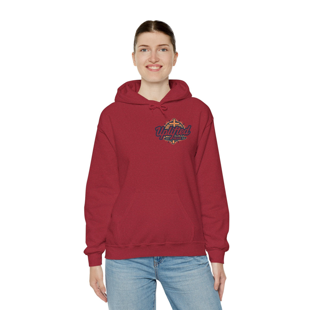 Jesus is King Hoodie – Bold Crown & Cross Christian Sweatshirt for Eternal Reign & Cozy Faith Printify