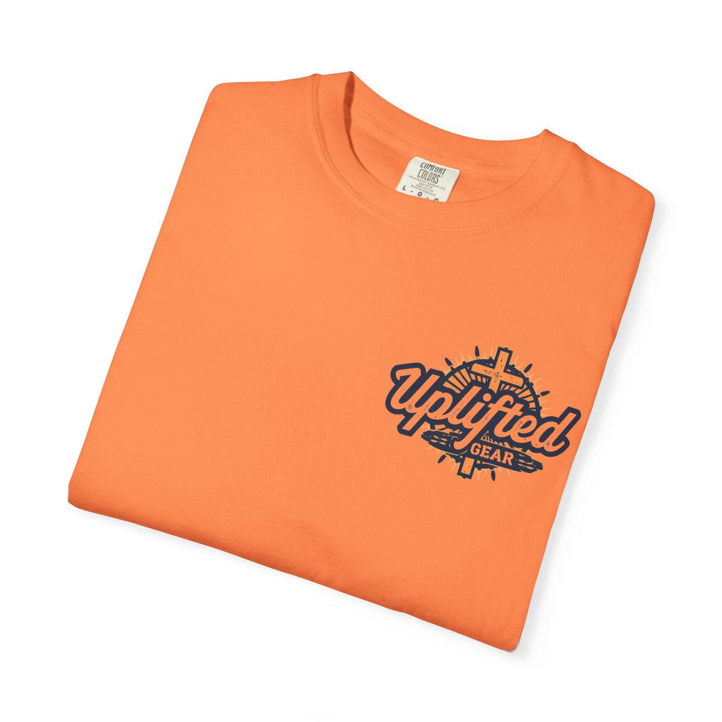 Jesus Saves T-shirt – Radiant Cross & Rays of Light Christian T-shirt for Eternal Hope & Faith Printify