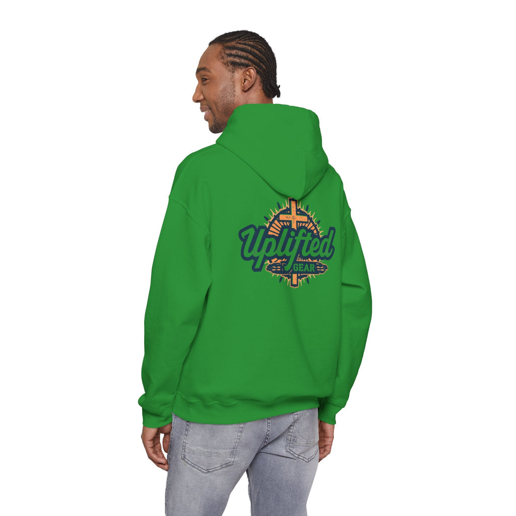 Uplifted Gear Christian Hoodie – Bold Logo Faith Hoodie for Inspired Living Printify
