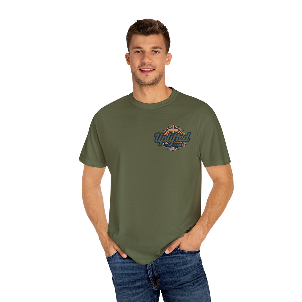 Bible Verse Unisex Garment-Dyed T-shirt -  Philippians 4 : 13 Printify