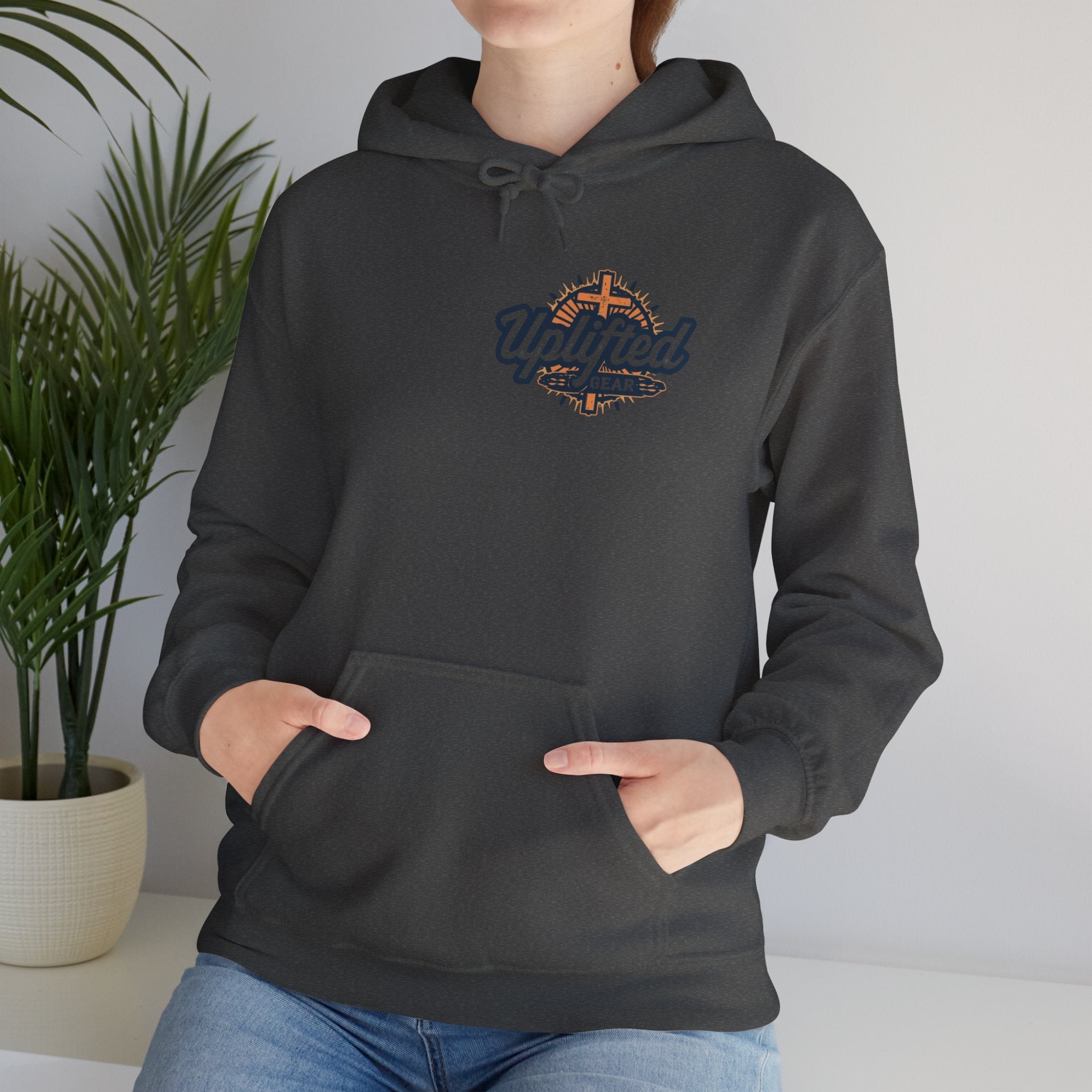 Bible Verse Unisex Heavy Blend™ Hooded Sweatshirt - Isaiah 41 : 10 Printify