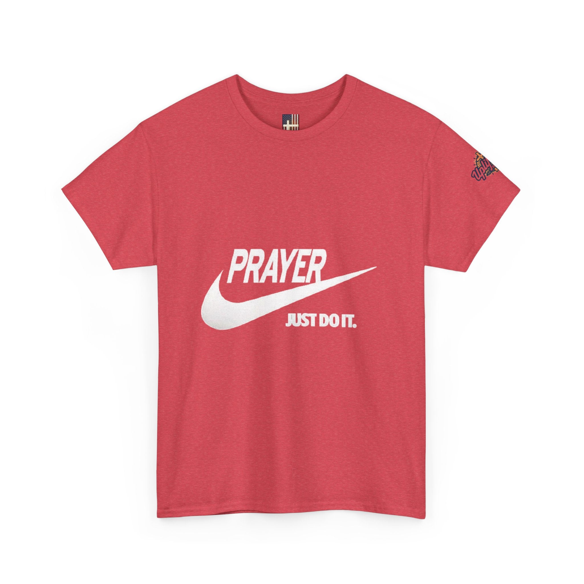 Prayer Just Do It T-shirt - Funny Christian Nike Parody T-shirt - Faith Gear Printify