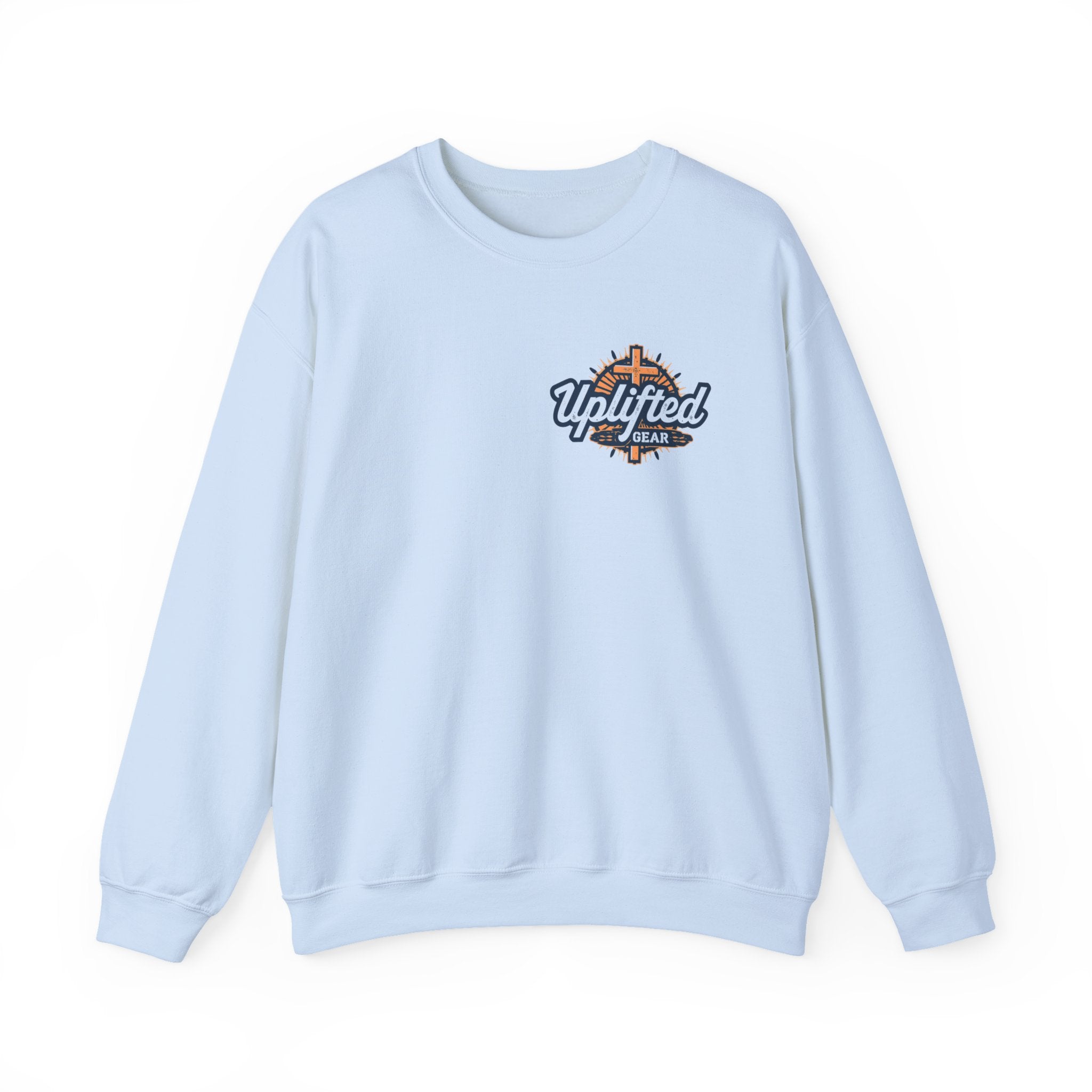Unique Unicorn Sweatshirt – Rainbow Cross Psalm 139:14 Christian Sweatshirt for Wonderfully Made Printify
