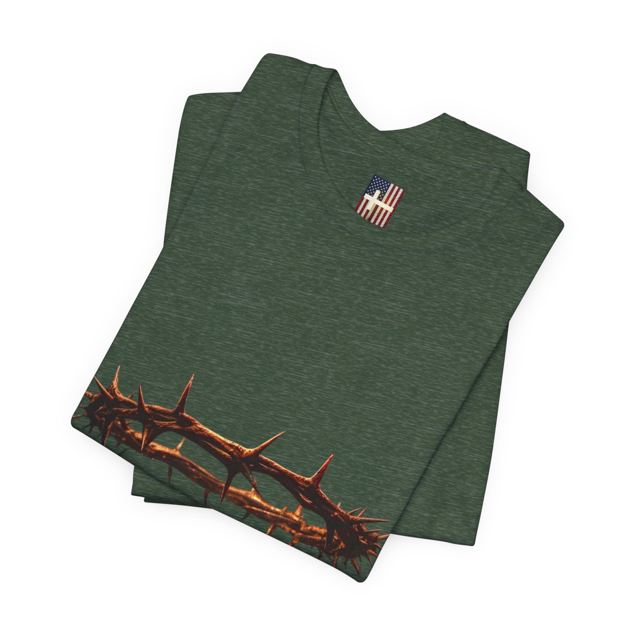 It Is Finished Crown of Thorns Tee — Christian John 19:30 Faith Shirt Printify