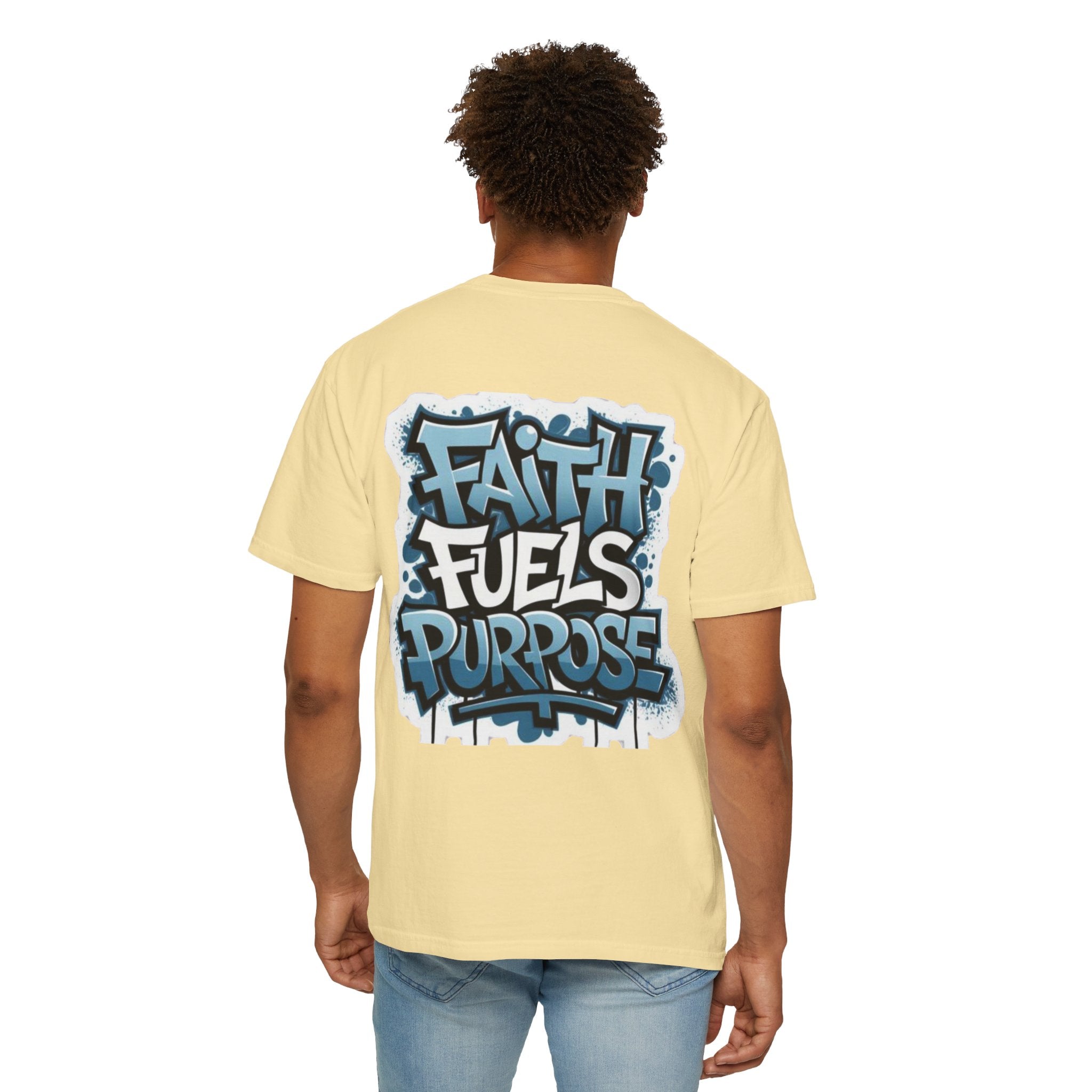 Faith Fuels Purpose T-shirt – Inspirational Christian T-shirt for Divine Drive & Unstoppable Belief Printify