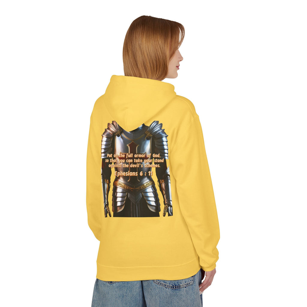 Hoodie - Ephesians 6:11 Bible Verse Religious Design Printify