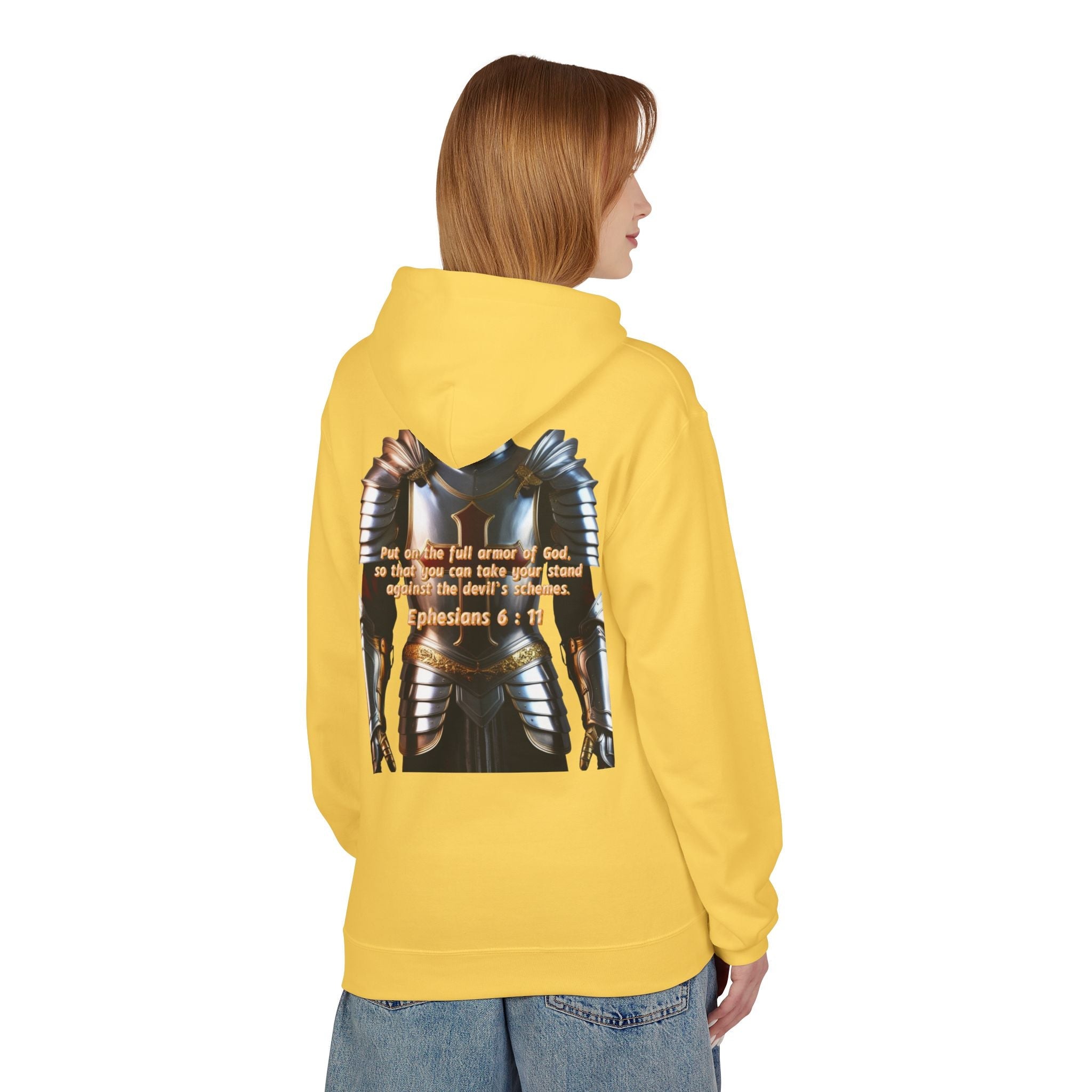 Hoodie - Ephesians 6:11 Bible Verse Religious Design Printify