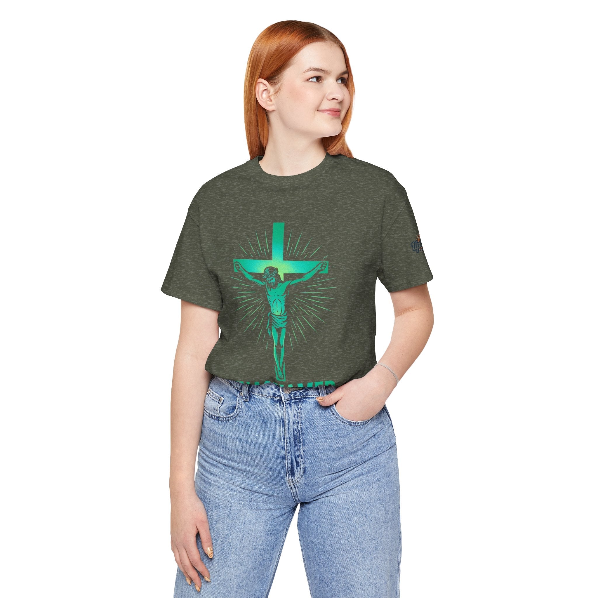 Unashamed T-shirt – Romans 1:16 Crucifixion Christian t-shirt for Bold Unwavering Faith Printify