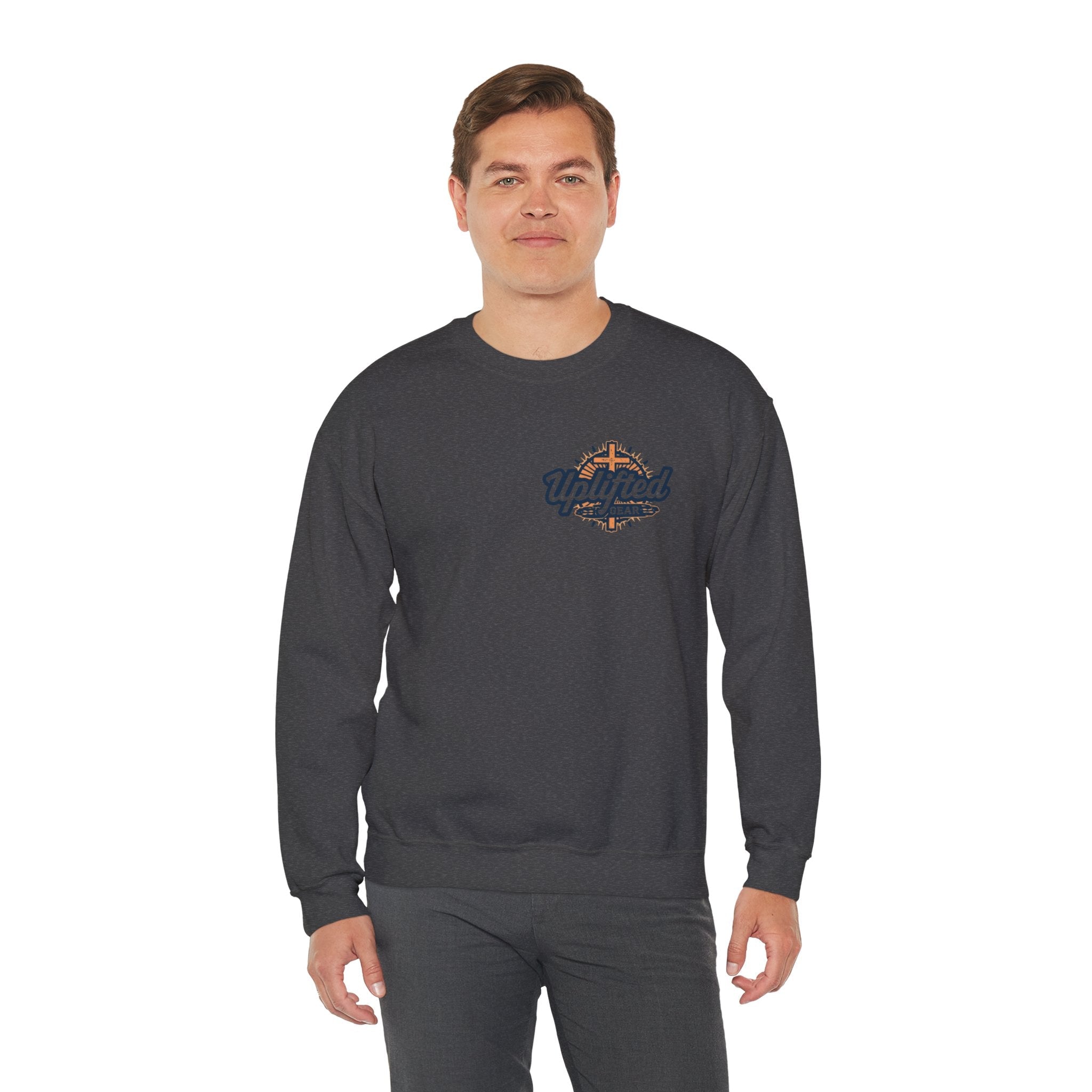 God Created Adam and Eve Sweatshirt – Biblical Truth Christian Sweatshirt for Unshakable Faith Printify