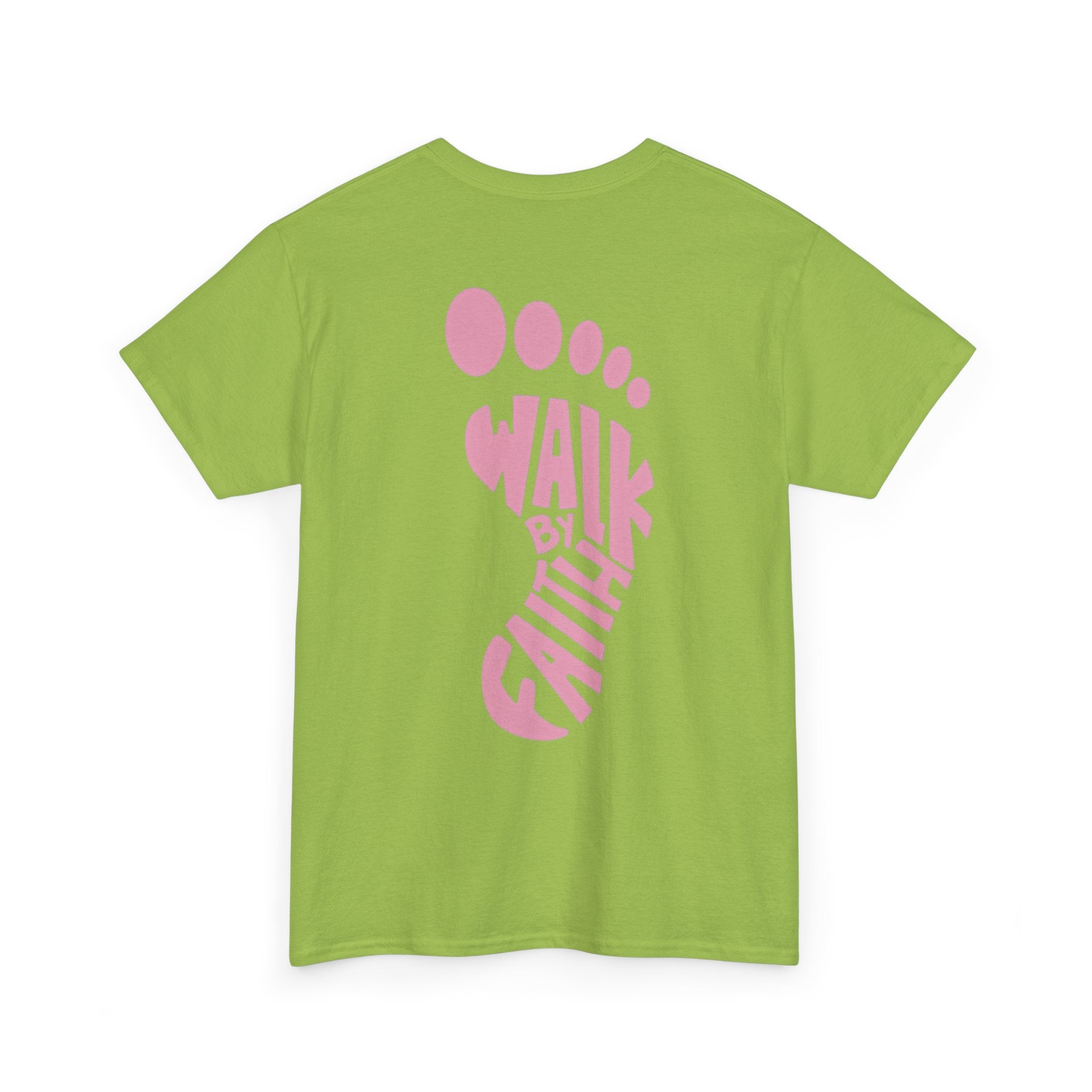 Walk By Faith Footprint T-Shirt