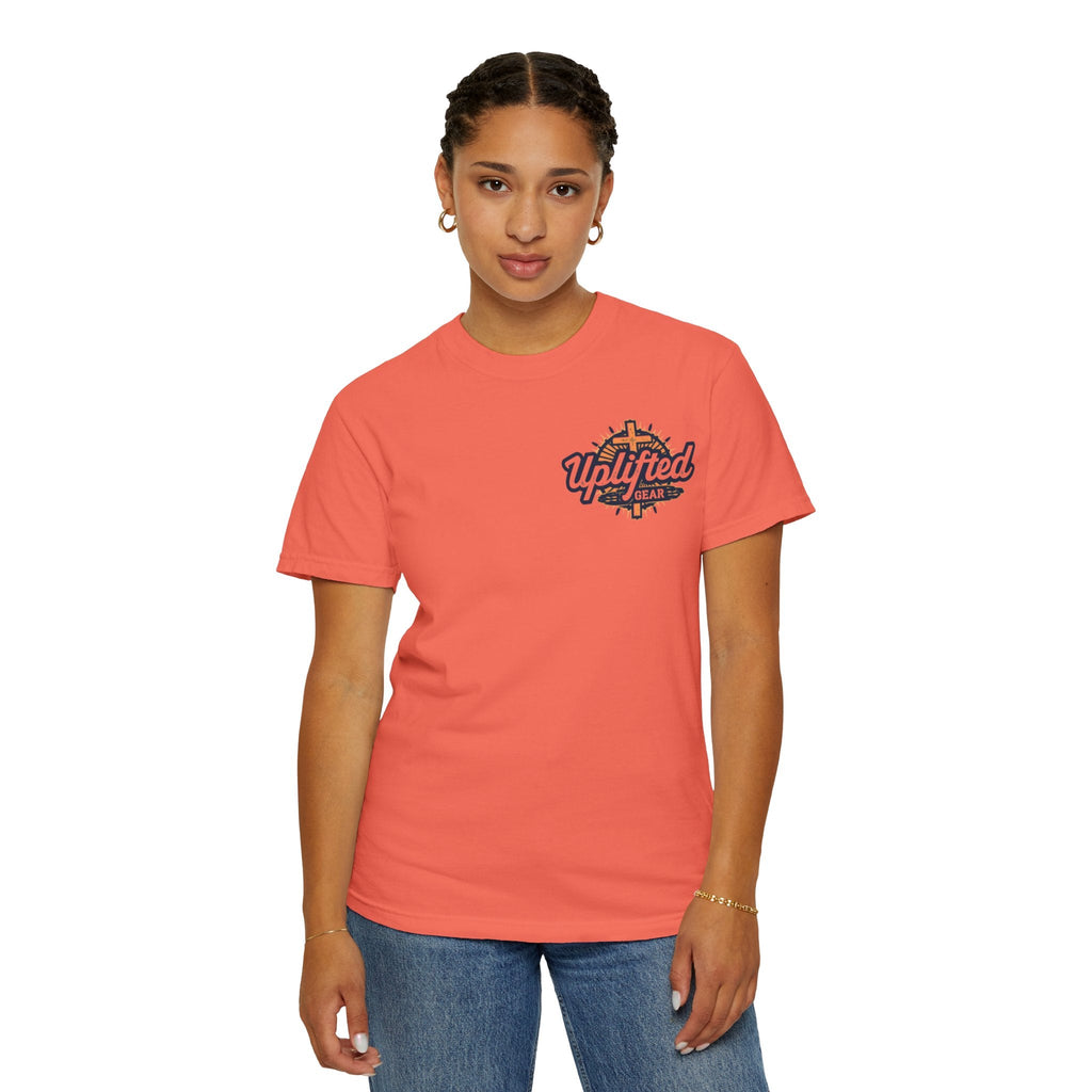 Trust in The Lord Proverbs 3:5-6 Biblical Design Unisex Garment-Dyed T-shirt Printify