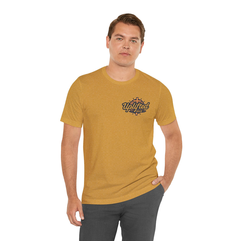 Religious Graphic Tee with Armor Of God Design Unisex Jersey Short Sleeve Tee Printify