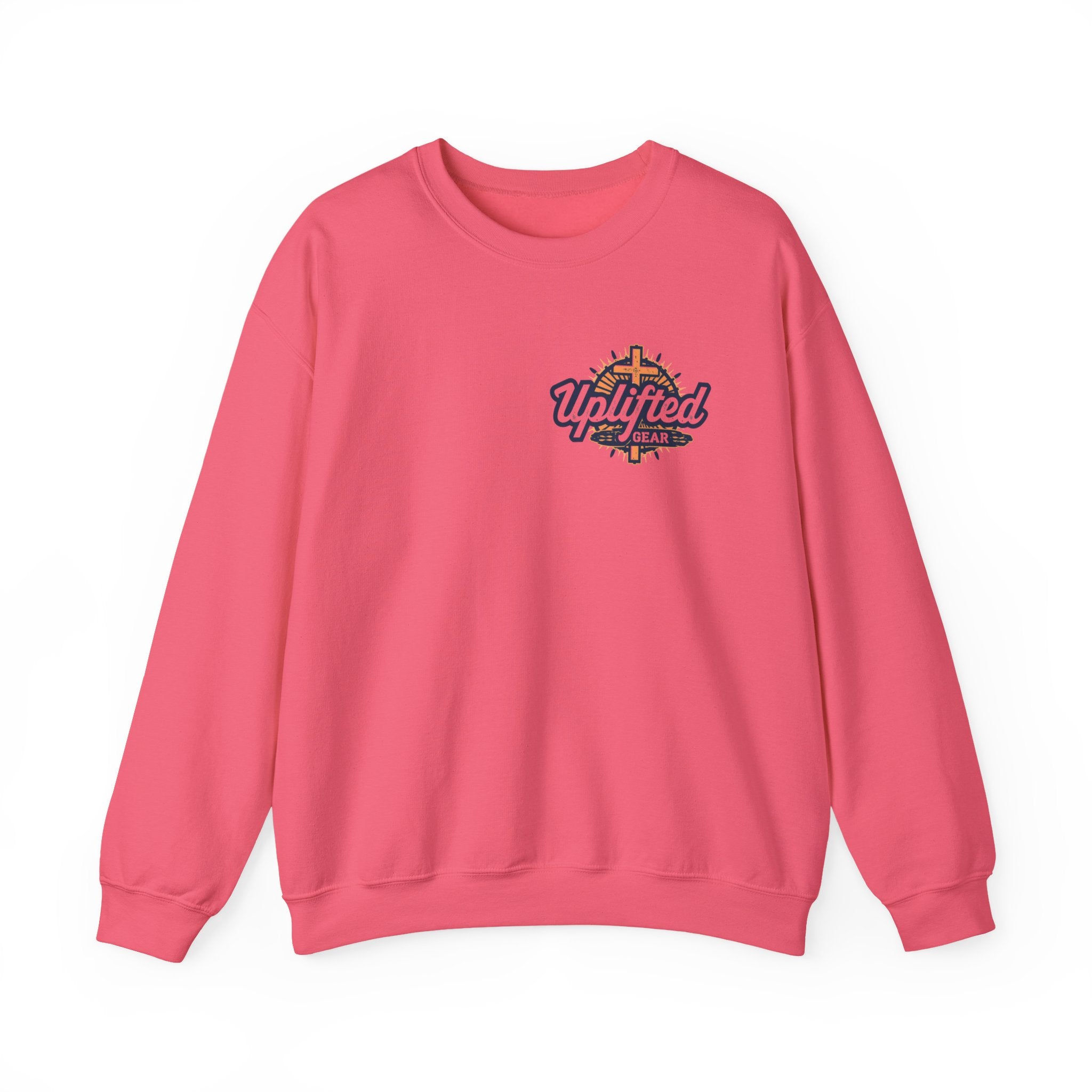 Unique Unicorn Sweatshirt – Rainbow Cross Psalm 139:14 Christian Sweatshirt for Wonderfully Made Printify