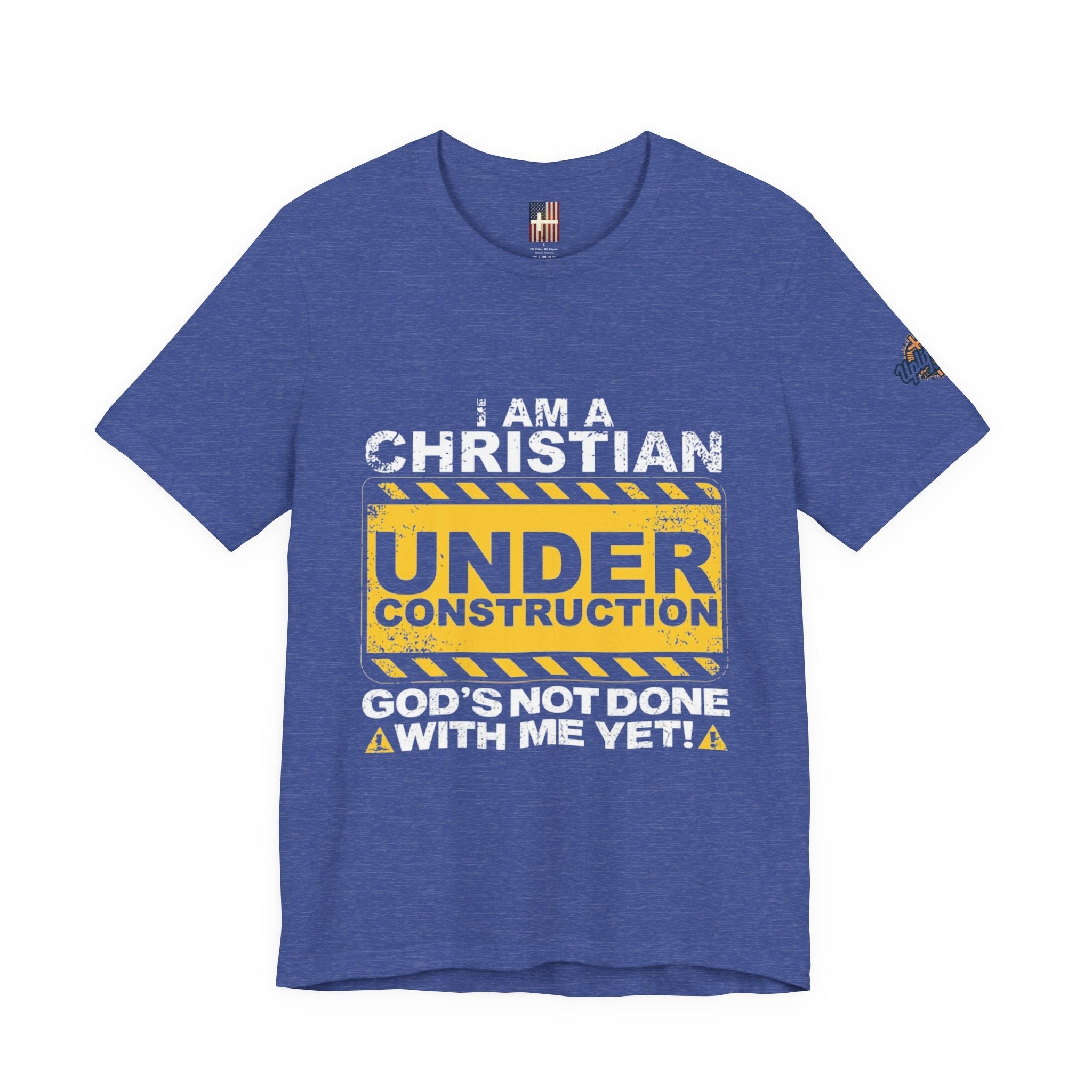 Christian Under Construction T-shirt | God Is Not Done With Me Yet T-shirt Printify
