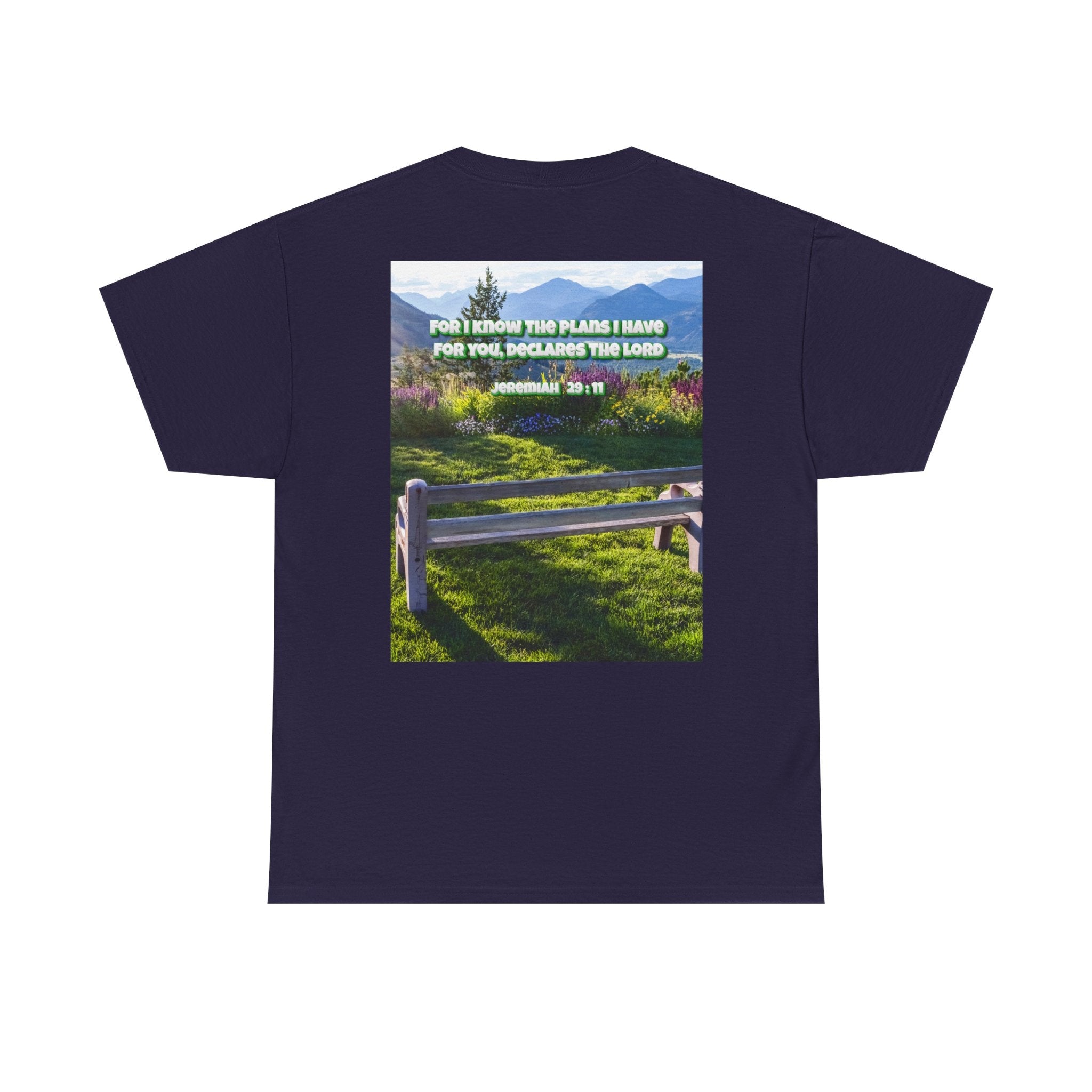 Bible Verse Unisex Tee -  Jeremiah 29 : 11 Printify