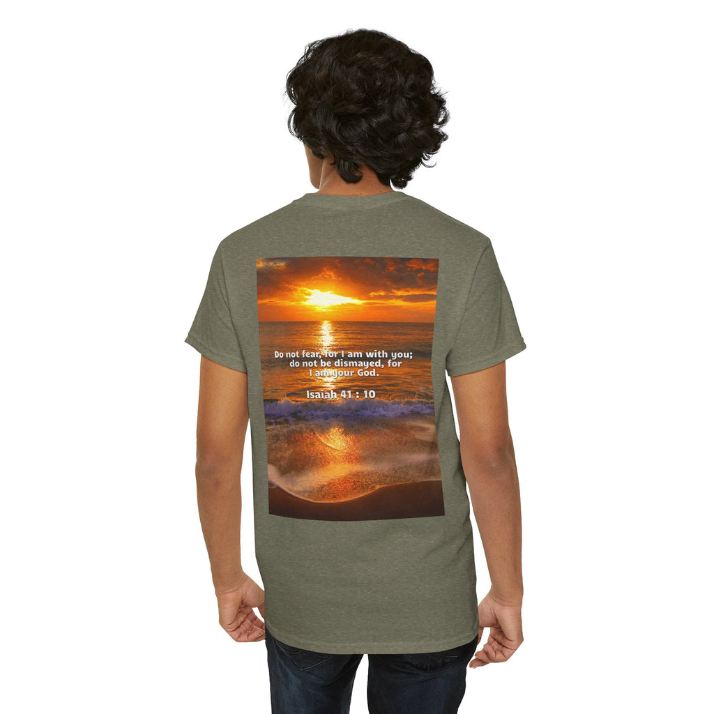 Bible Verse Unisex Tee -  Isaiah 41 : 10 Printify