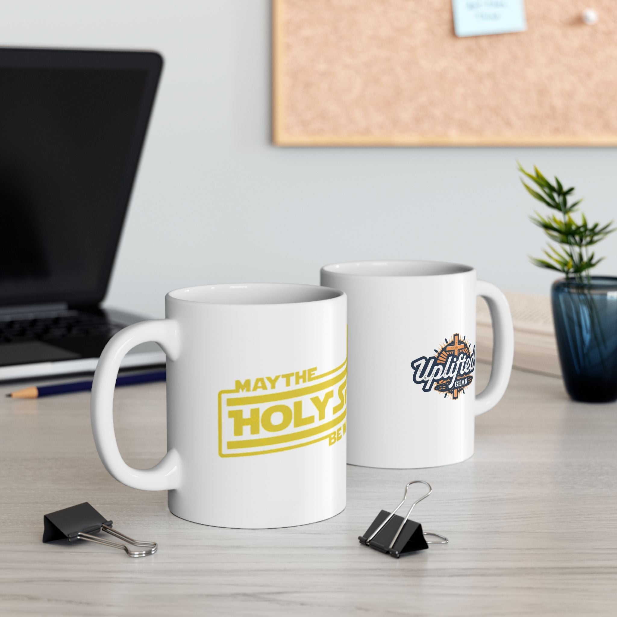 May the Holy Spirit Be With You Coffee Mug — Christian Star Wars Parody (11/15 oz) Printify