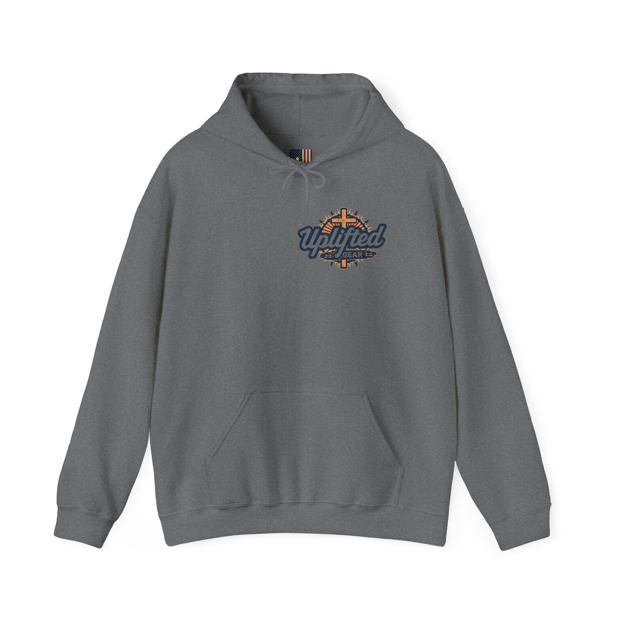 Jesus is King Hoodie – Bold Crown & Cross Christian Sweatshirt for Eternal Reign & Cozy Faith Printify