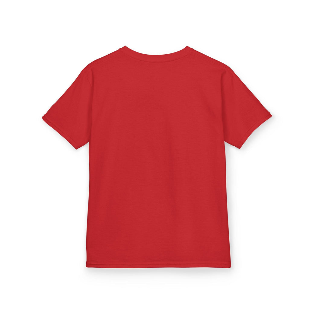 🔥 I’m With Him → Christian Kids T-Shirt | Arrow Pointing to Jesus | Minimalist Faith Tee | Subtle Cross Design | Bible-Inspired Apparel by Uplifted Gear Printify