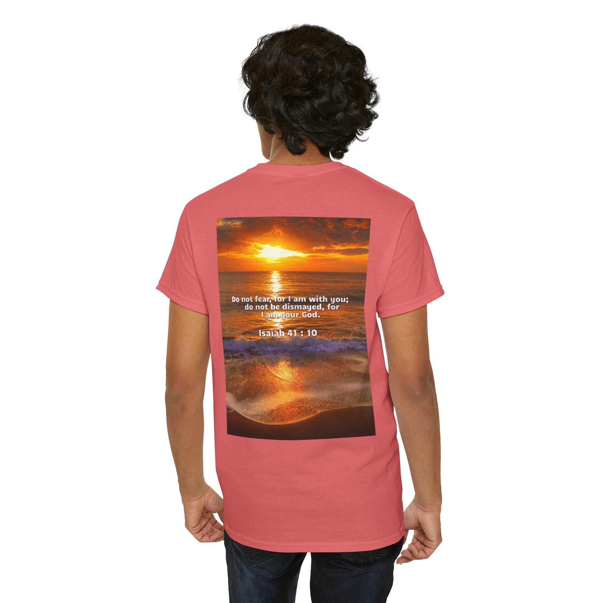 Bible Verse Unisex Tee -  Isaiah 41 : 10 Printify