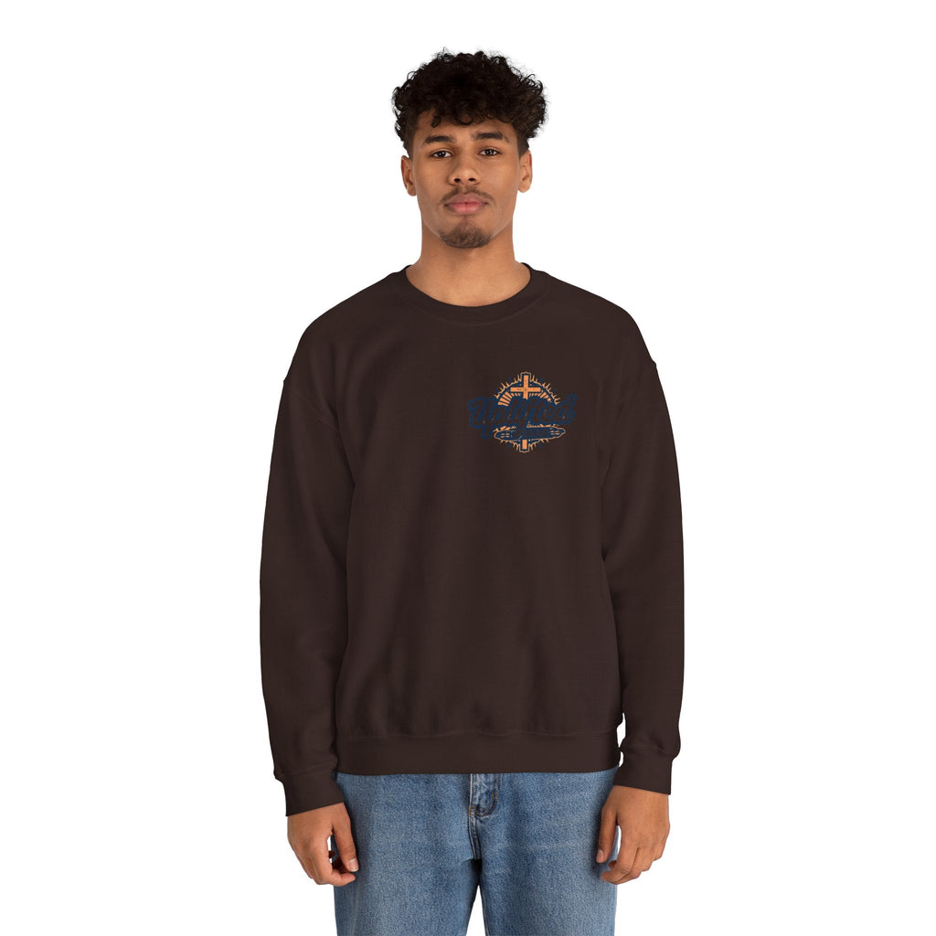 Religious Graphic Armor Of God Design - Unisex Heavy Blend™ Crewneck Sweatshirt Printify