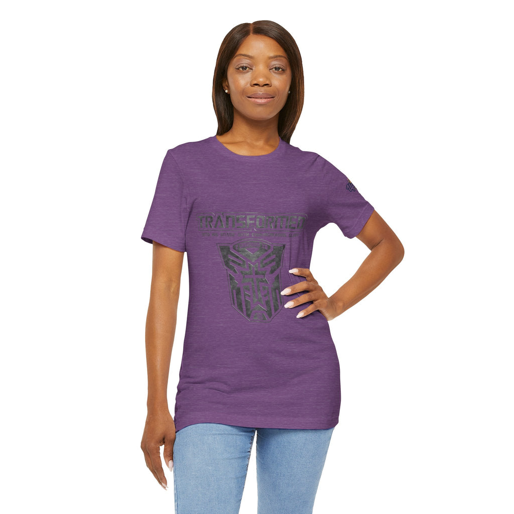 Transformer Logo Christian T-shirt | 2 Corinthians 3:18 Bible Verse T-shirt Printify
