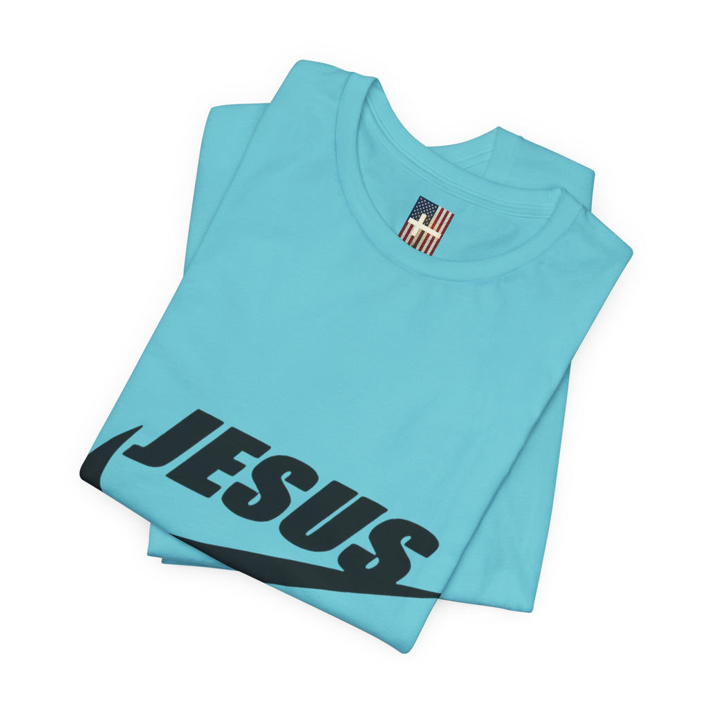 Jesus Did It T-shirt - Funny Christian Parody T-shirt - Faith & Victory Apparel
