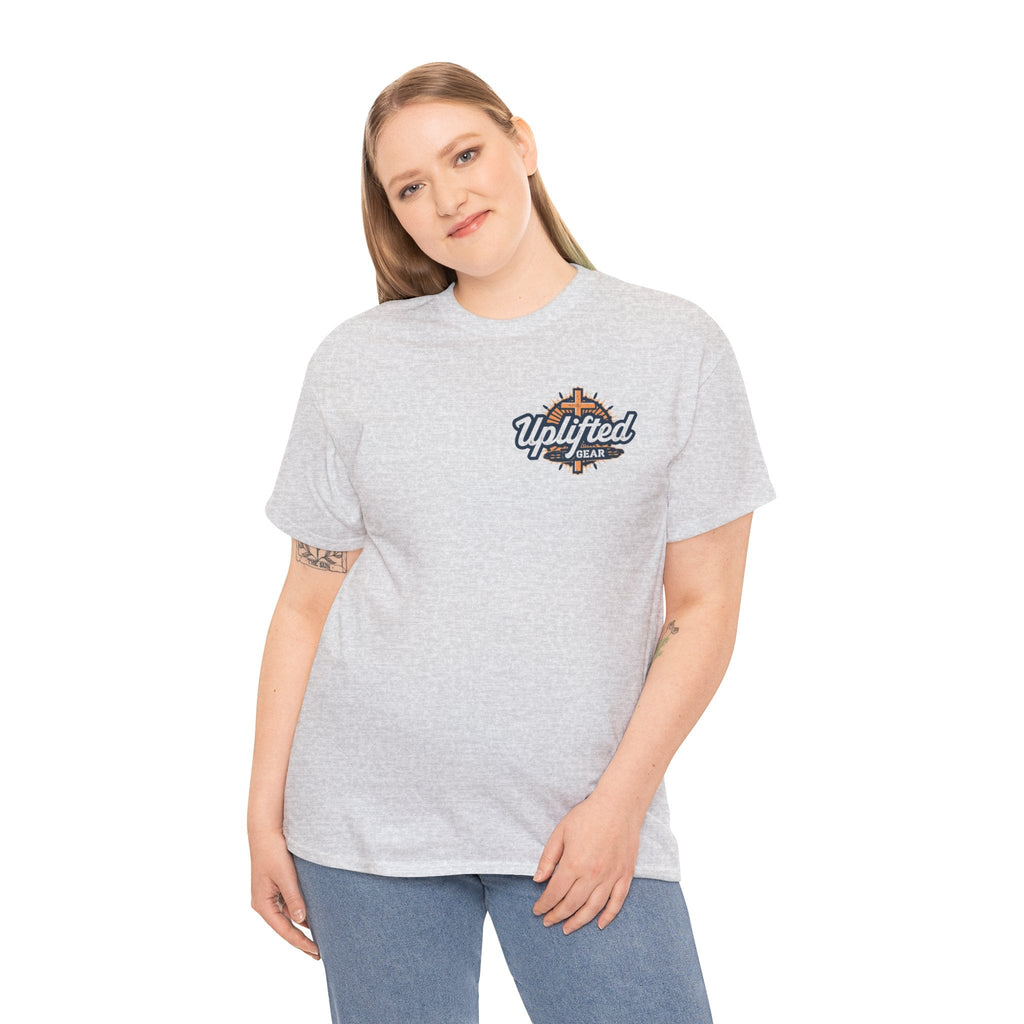 Trust in The Lord Proverbs 3:5-6 Biblical Design Unisex Heavy Cotton Tee Printify