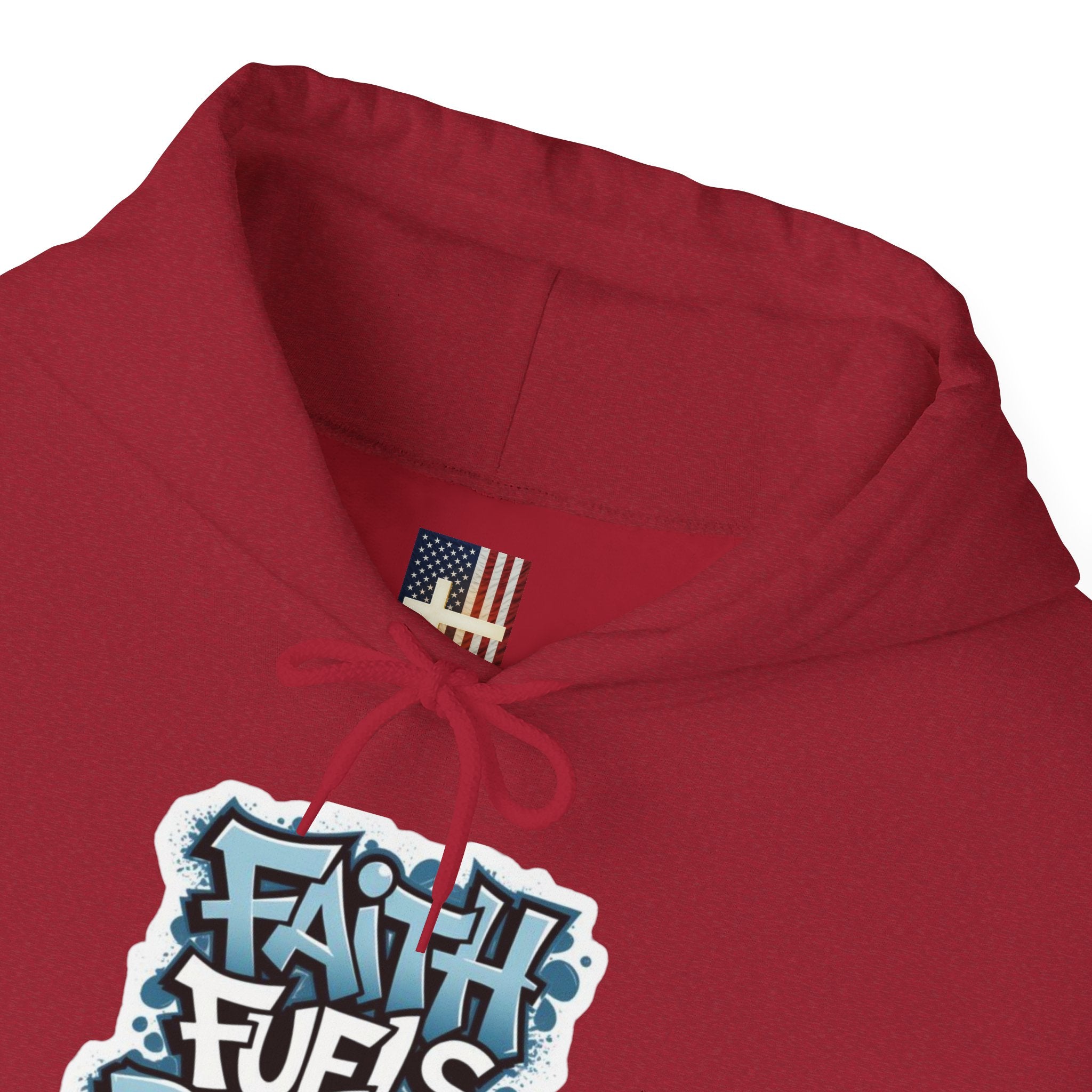 Faith Fuels Purpose Hoodie – Inspirational Christian Sweatshirt for Divine Drive & Unstoppable Belief Printify