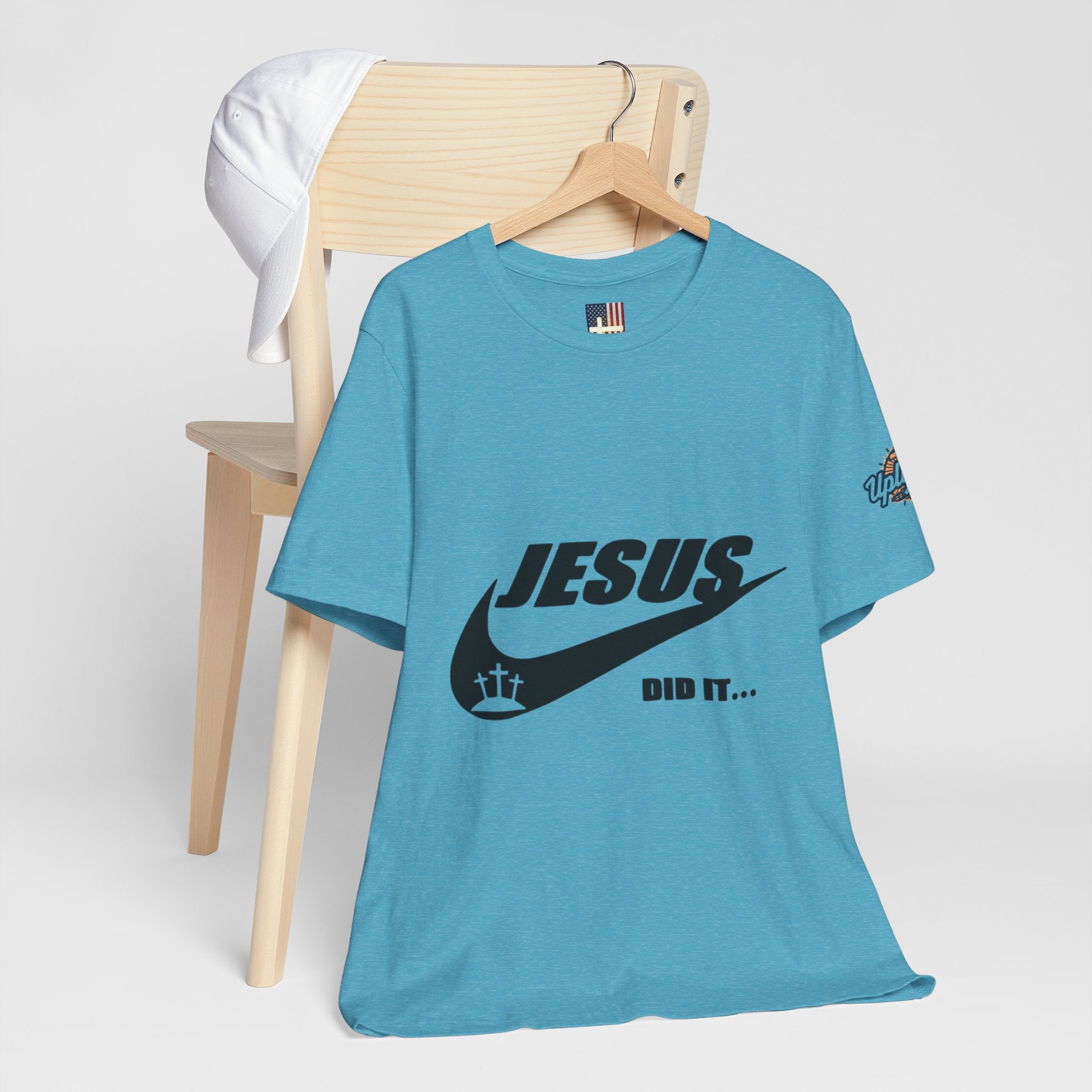 Jesus Did It T-shirt - Funny Christian Parody T-shirt - Faith & Victory Apparel