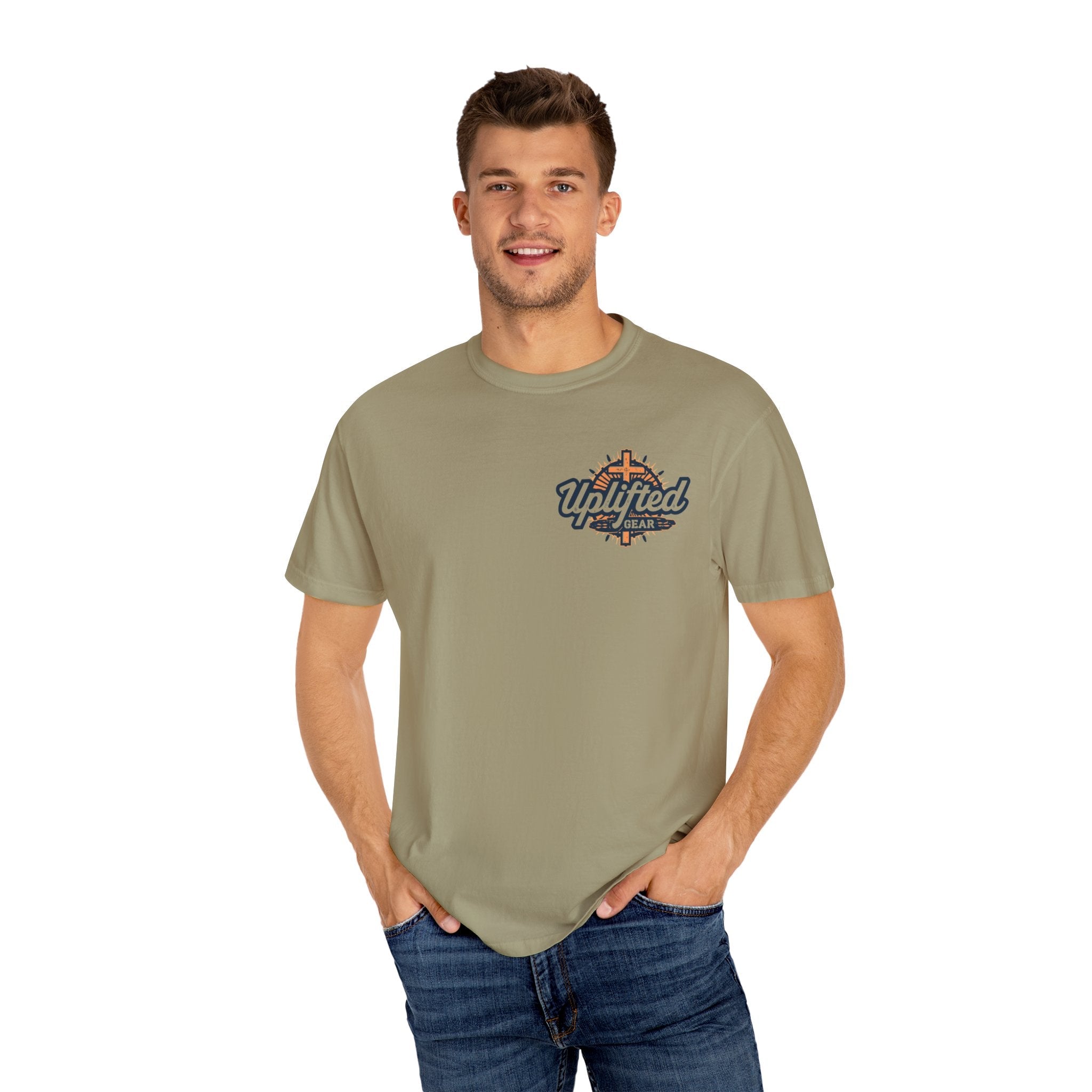 Bible Verse Unisex Garment-Dyed T-shirt -  Philippians 4 : 13 Printify