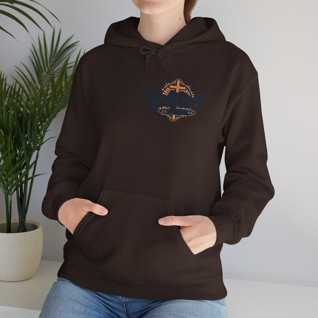 Bible Verse Unisex Heavy Blend™ Hooded Sweatshirt - Philippians 4 : 13 Printify