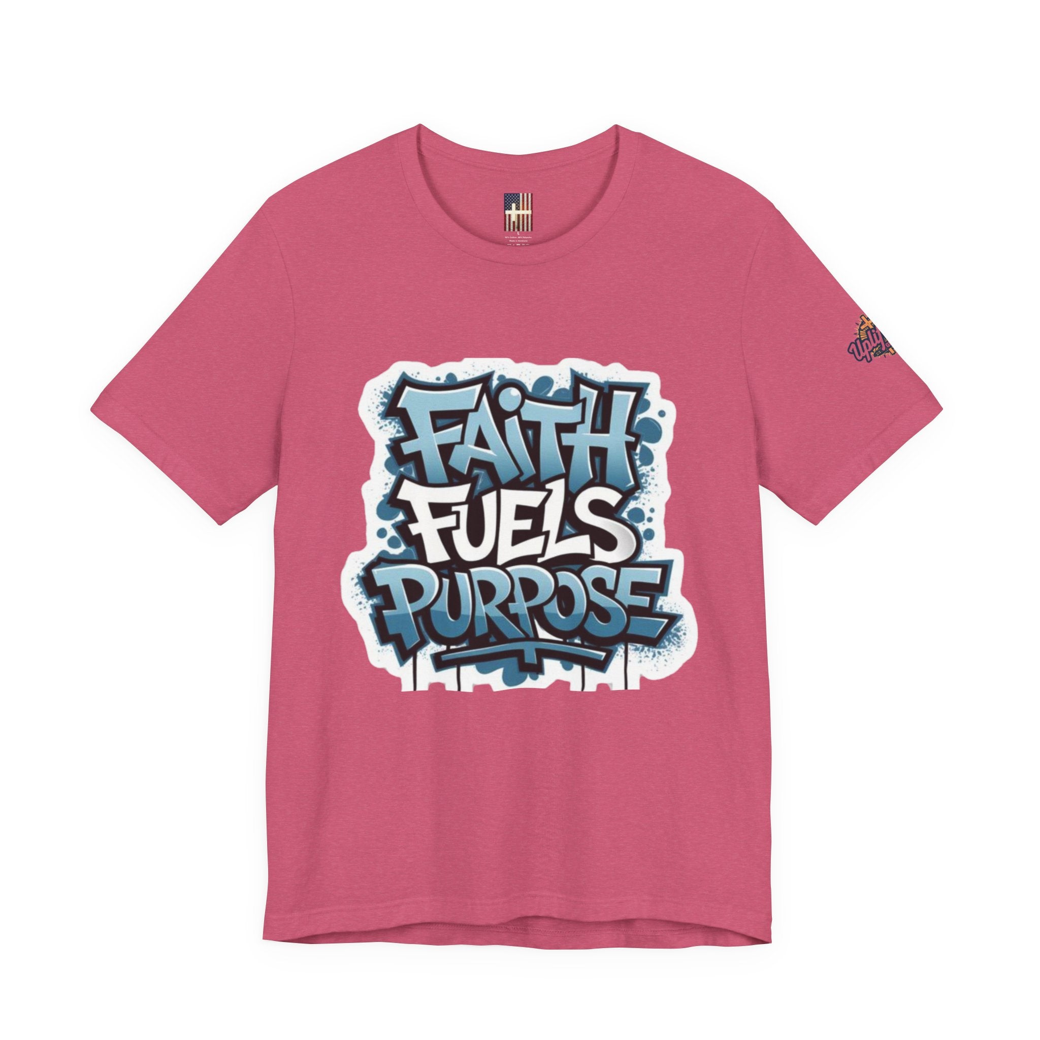 Faith Fuels Purpose T-shirt – Inspirational Christian T-shirt for Divine Drive & Unstoppable Belief Printify