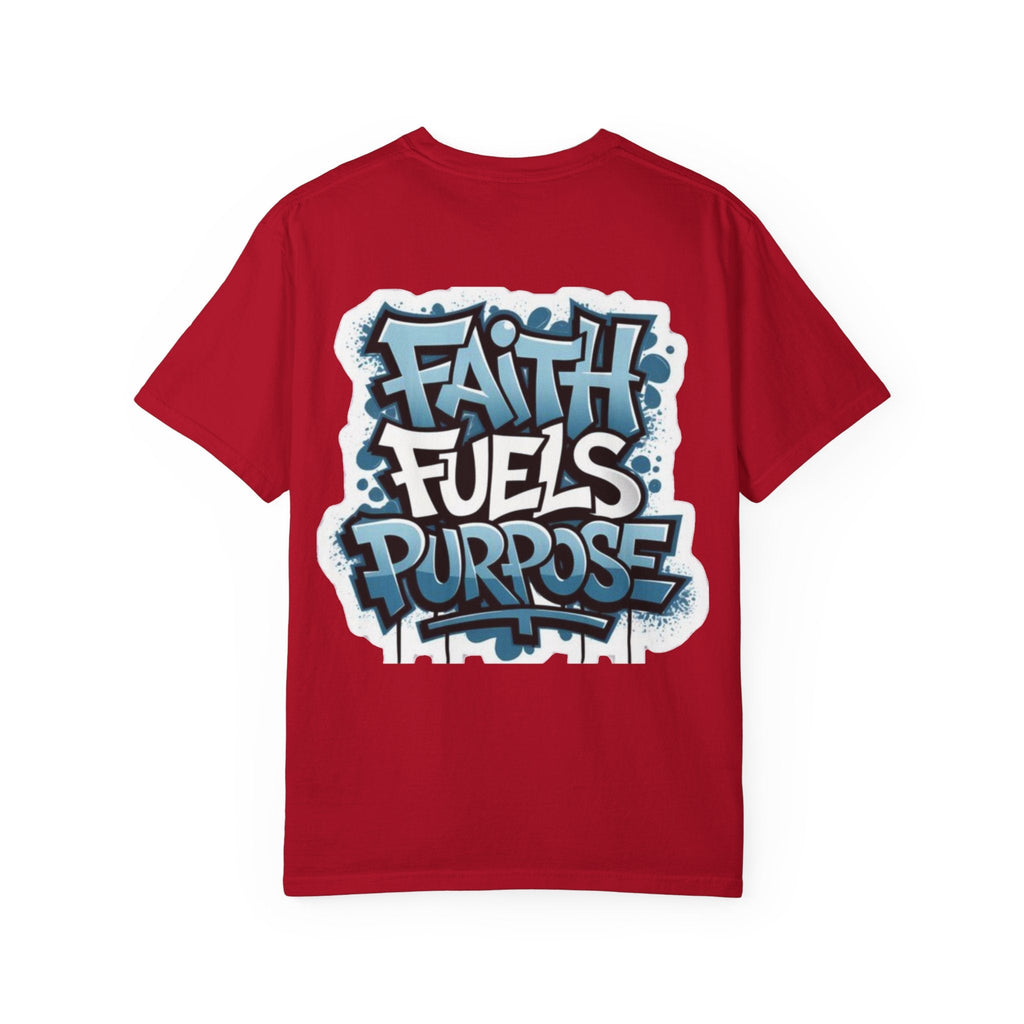 Faith Fuels Purpose T-shirt – Inspirational Christian T-shirt for Divine Drive & Unstoppable Belief Printify