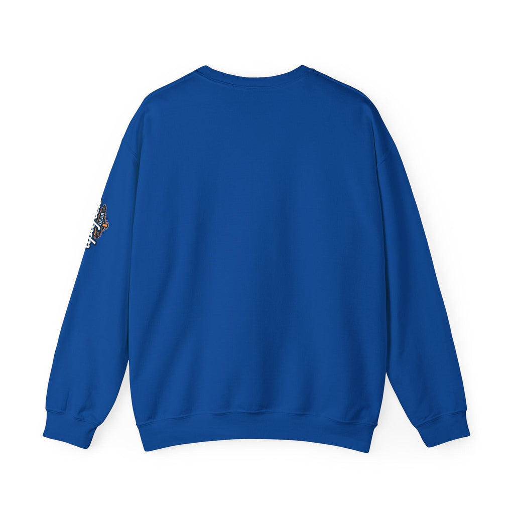 Jesus Is My Superhero Crewneck Sweatshirt Printify