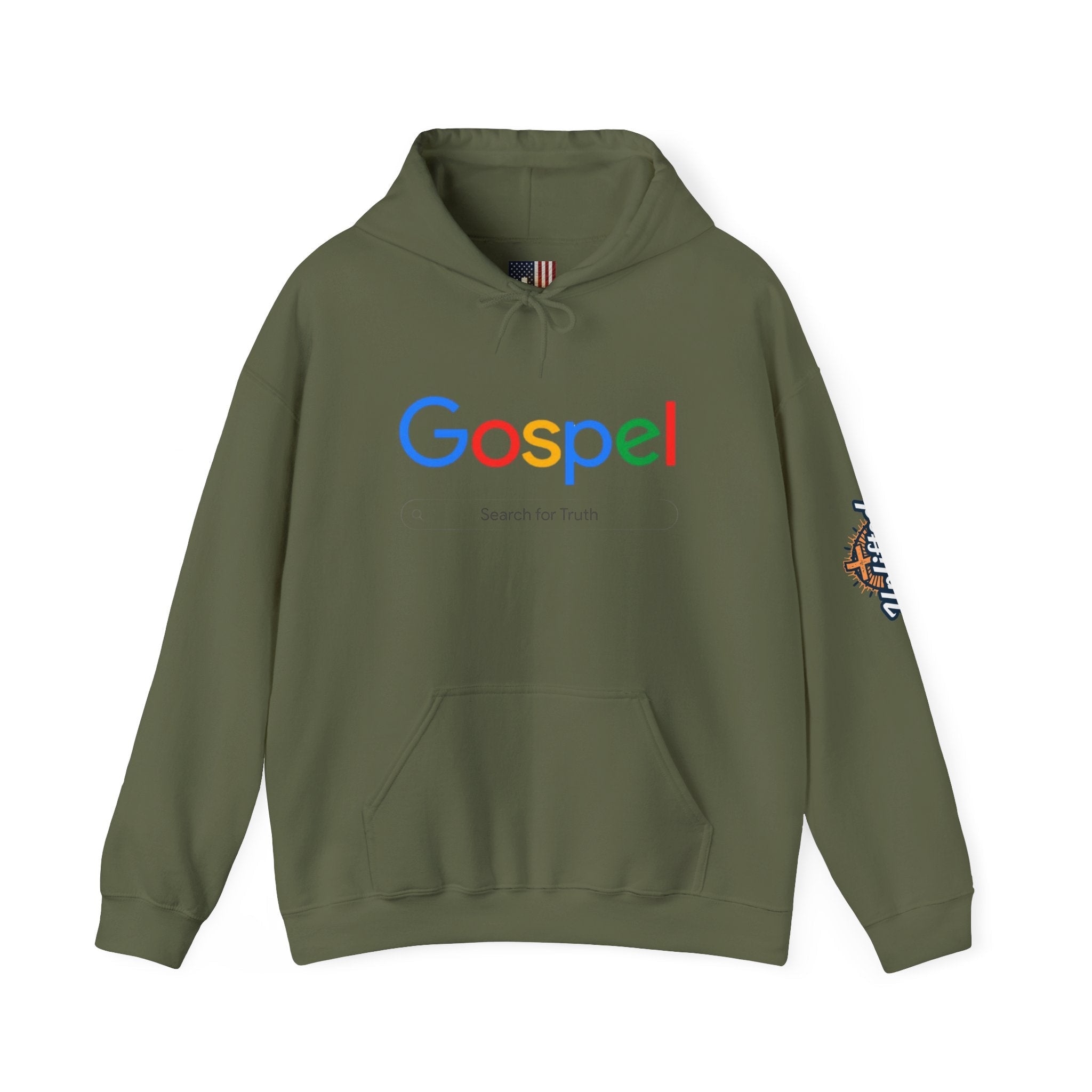 Gospel Hoodie — "Search for Truth" Christian Faith Pullover Printify
