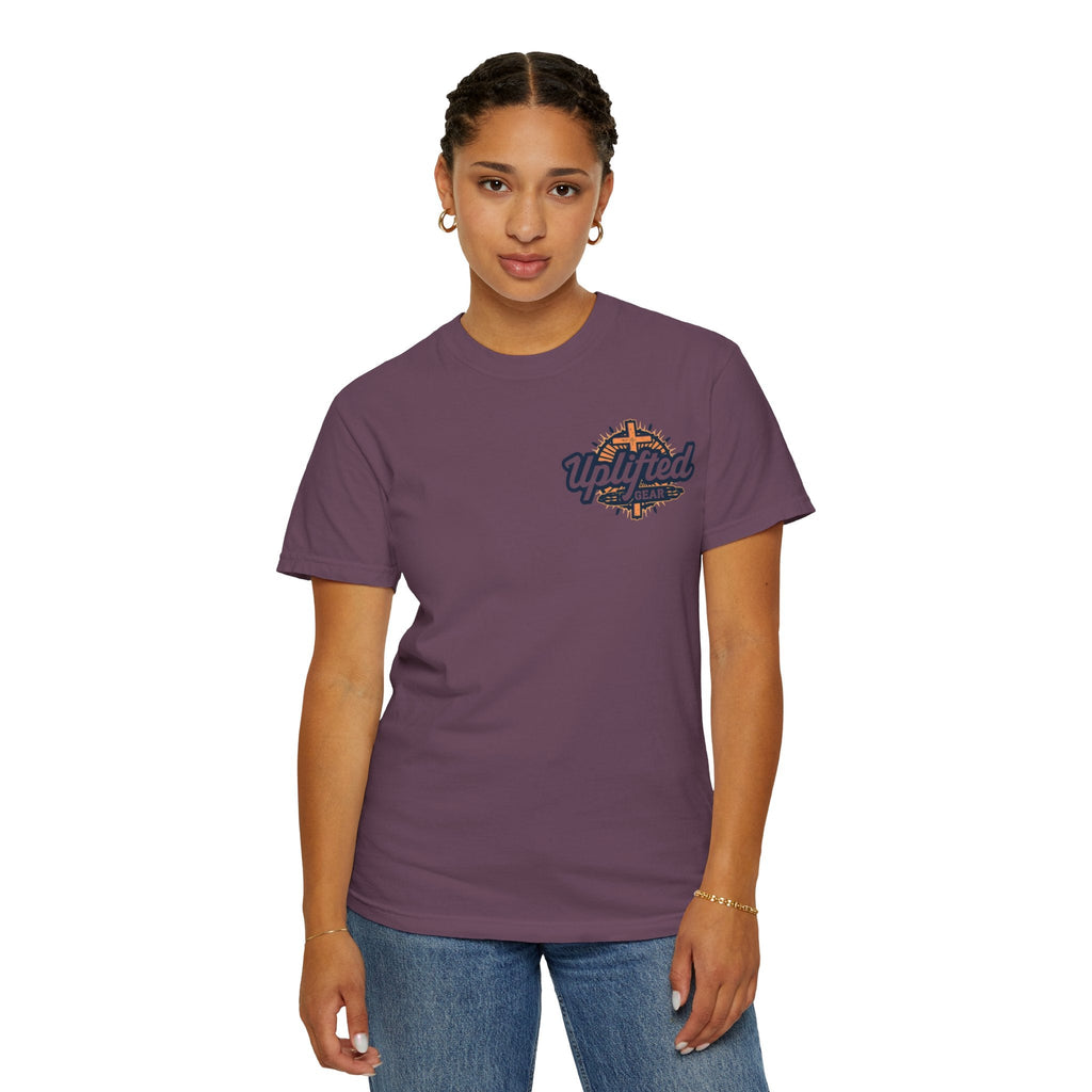 Trust in The Lord Proverbs 3:5-6 Biblical Design Unisex Garment-Dyed T-shirt Printify