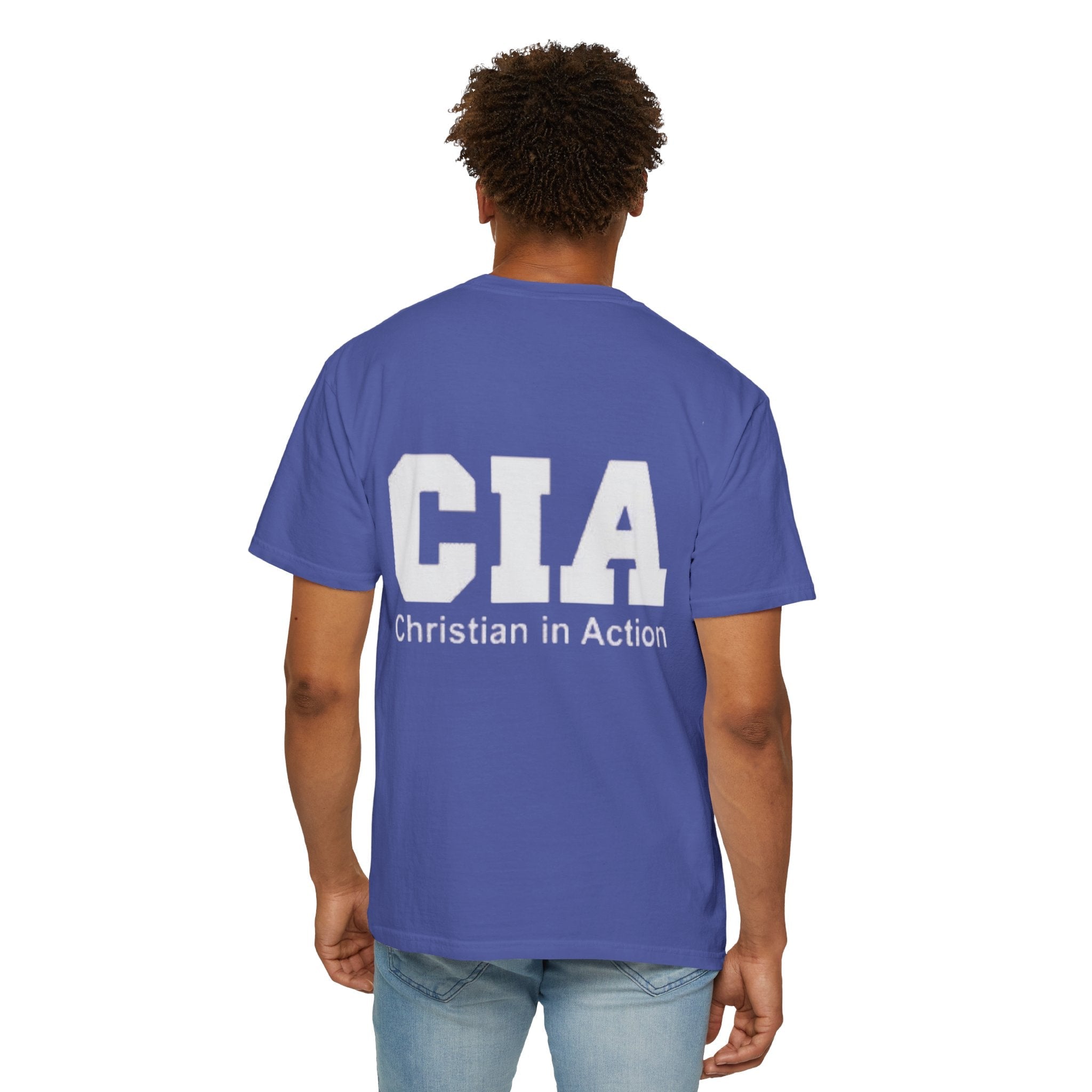 CIA Christian in Action T-shirt - Funny Faith Parody T-shirt - Mission Ready Apparel Printify