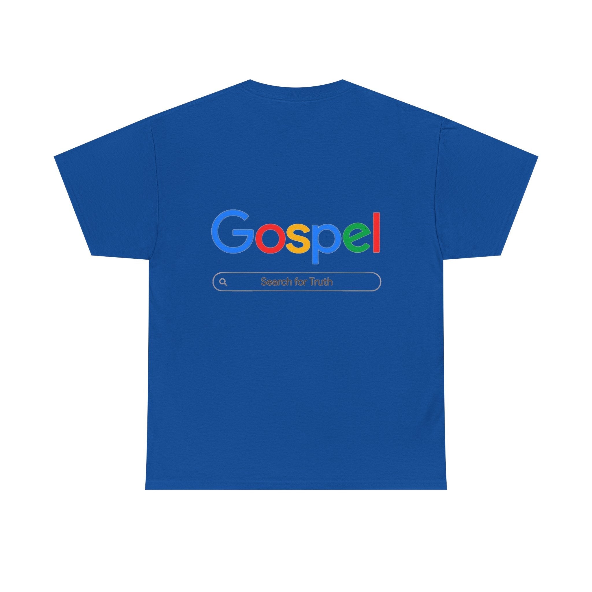 Gospel Graphic Tee — "Gospel" Colorful Logo Christian T-Shirt Printify