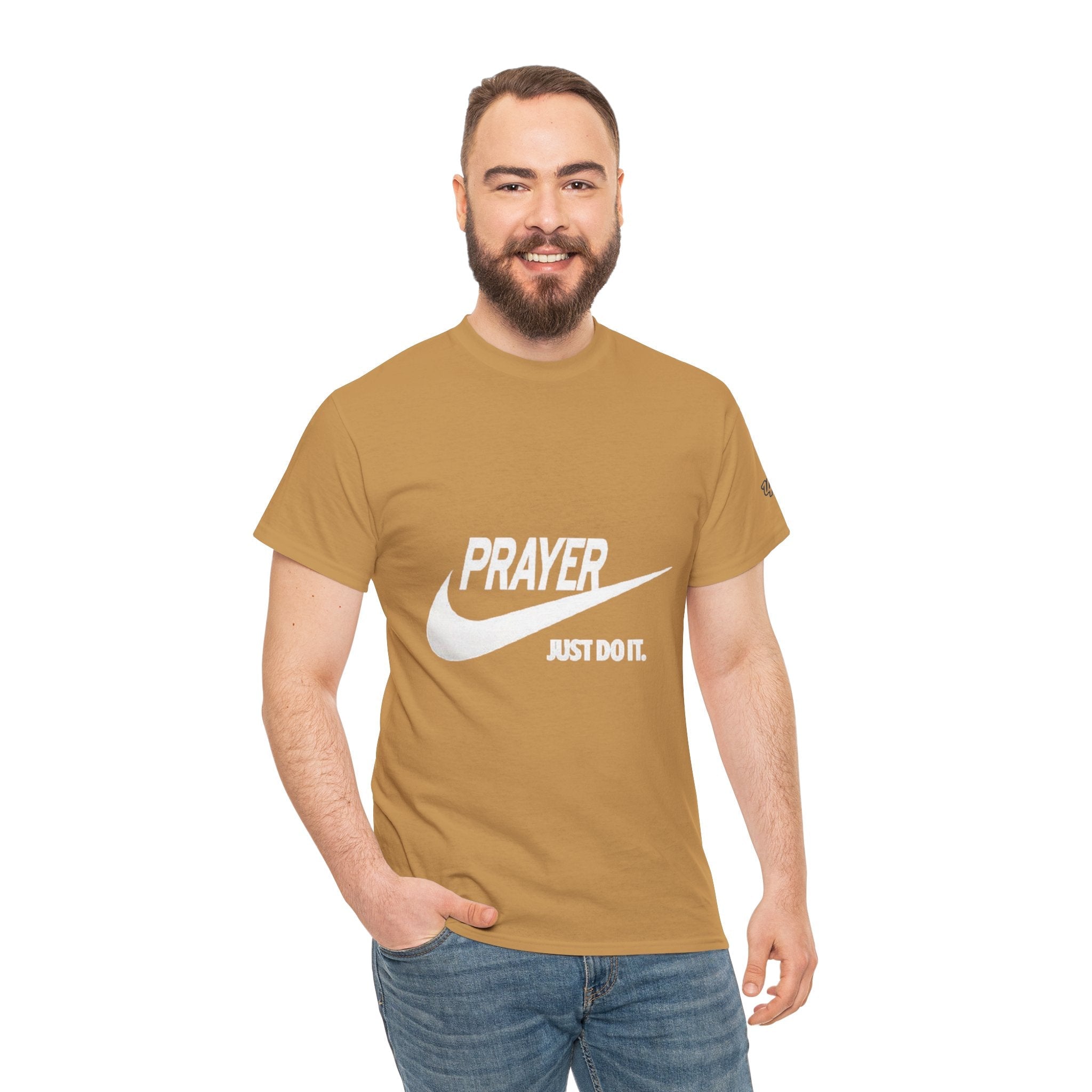 Prayer Just Do It T-shirt - Funny Christian Nike Parody T-shirt - Faith Gear Printify