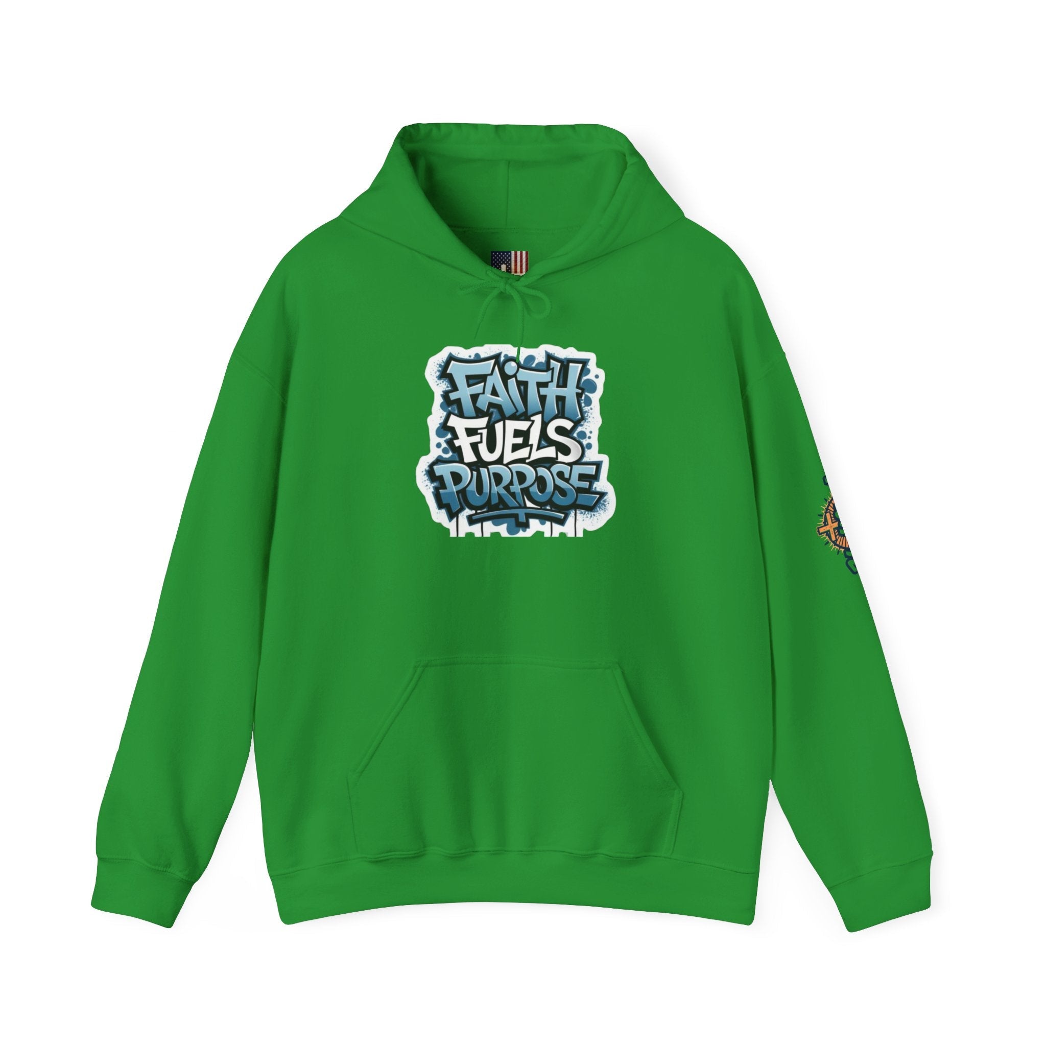 Faith Fuels Purpose Hoodie – Inspirational Christian Sweatshirt for Divine Drive & Unstoppable Belief Printify