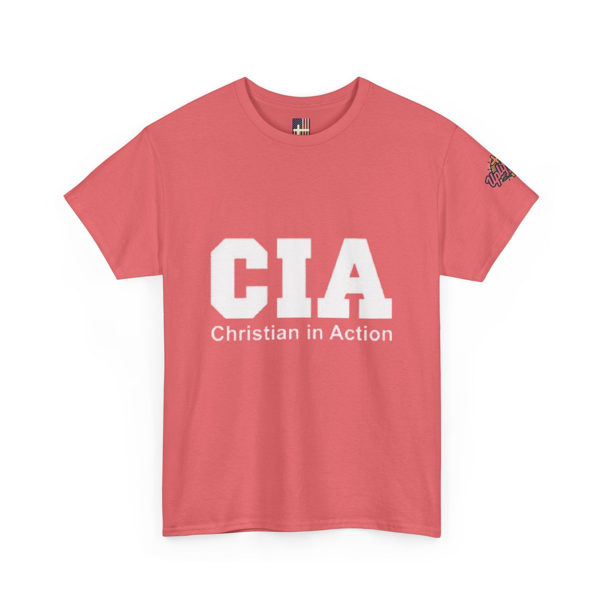 CIA Christian in Action T-shirt - Funny Faith Parody T-shirt - Mission Ready Apparel Printify