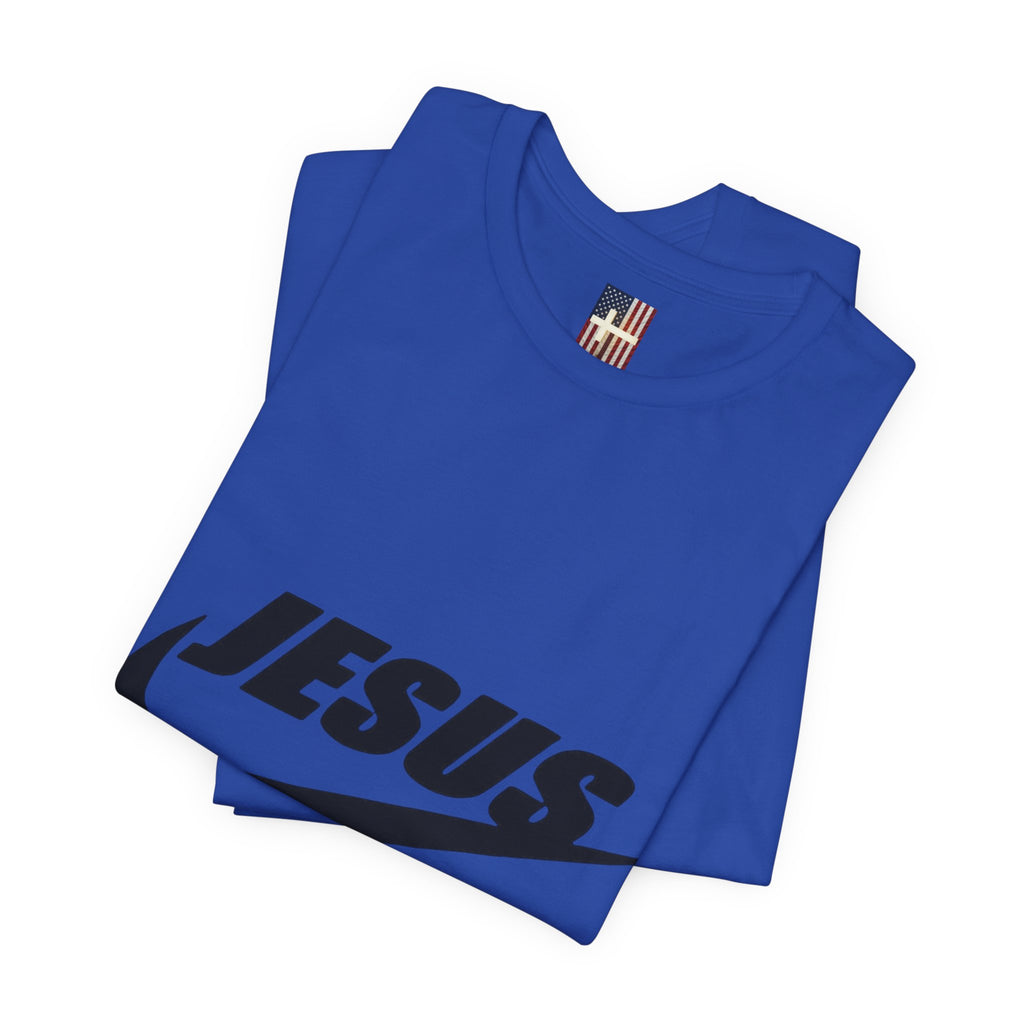 Jesus Did It T-shirt - Funny Christian Parody T-shirt - Faith & Victory Apparel